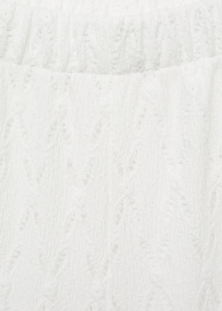 Swiss-embroidered trousers — Off White