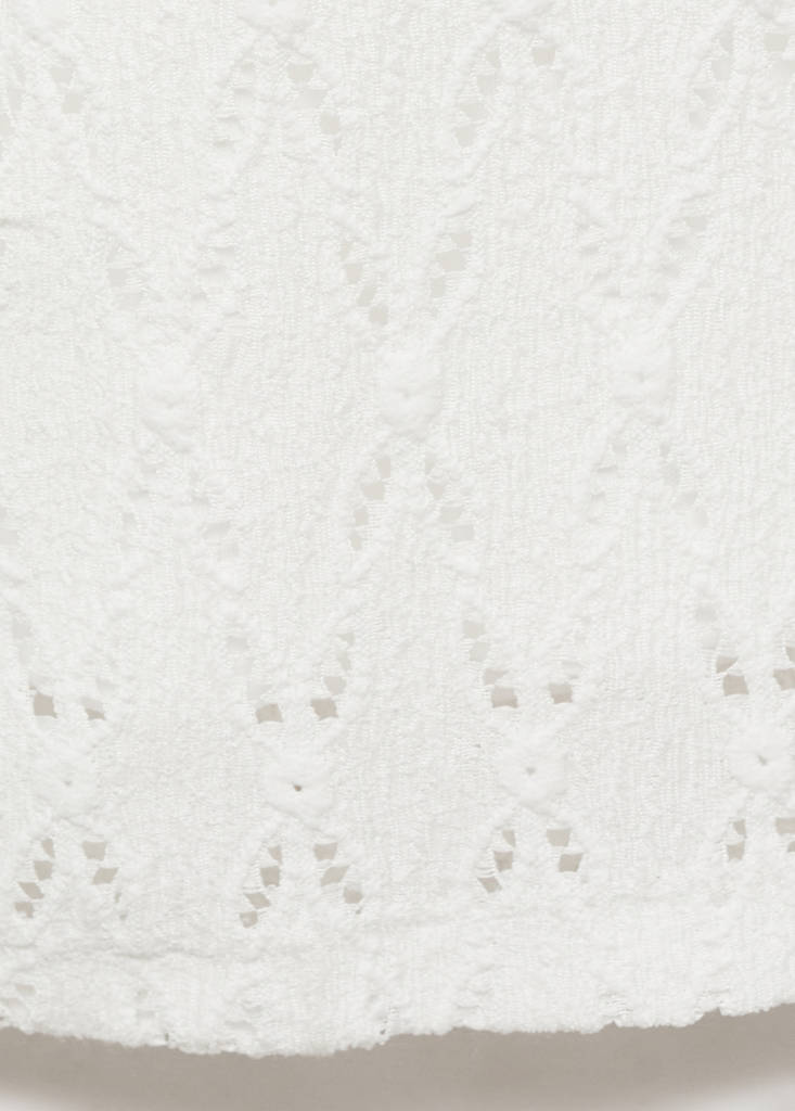 Swiss-embroidered trousers — Off White