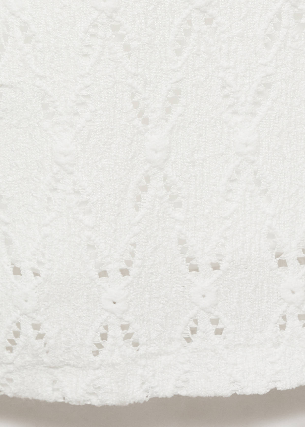 Swiss-embroidered trousers — Off White