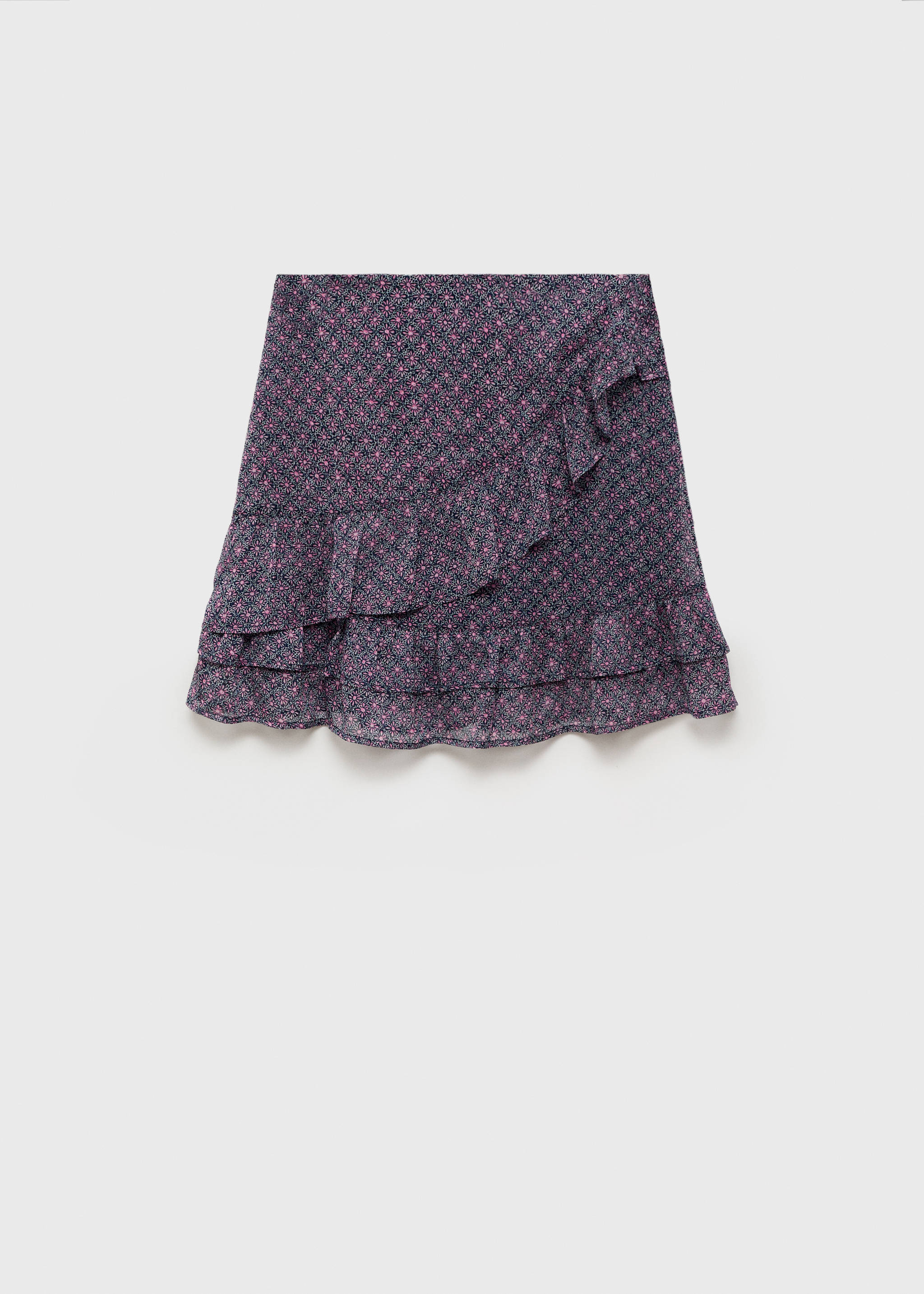 Printed skirt with ruffles - Article without model