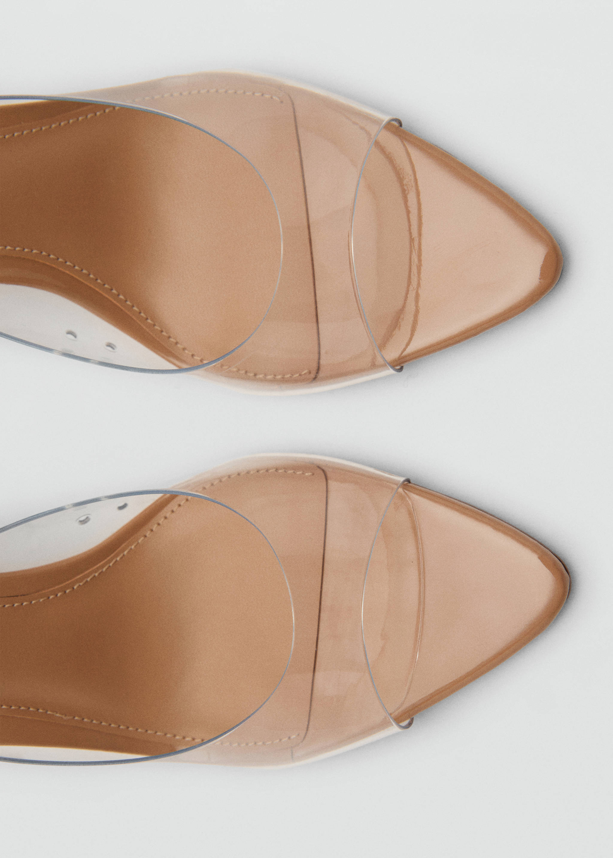 Heeled sandals with vinyl panels - Details of the article 3