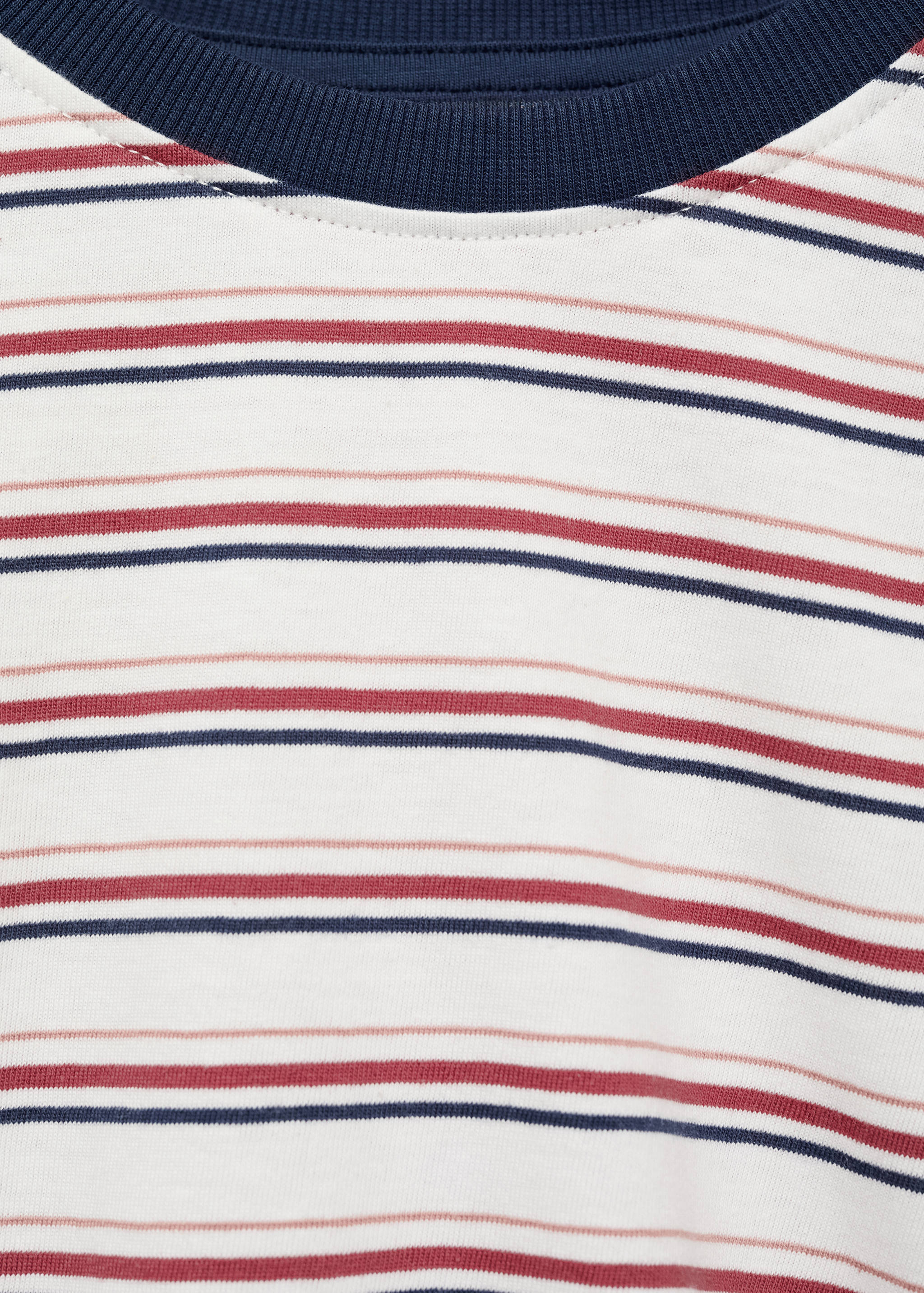 Striped cotton T-shirt - Details of the article 8
