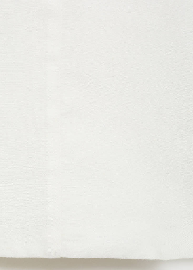 Linen waistcoat with buttons — Off White