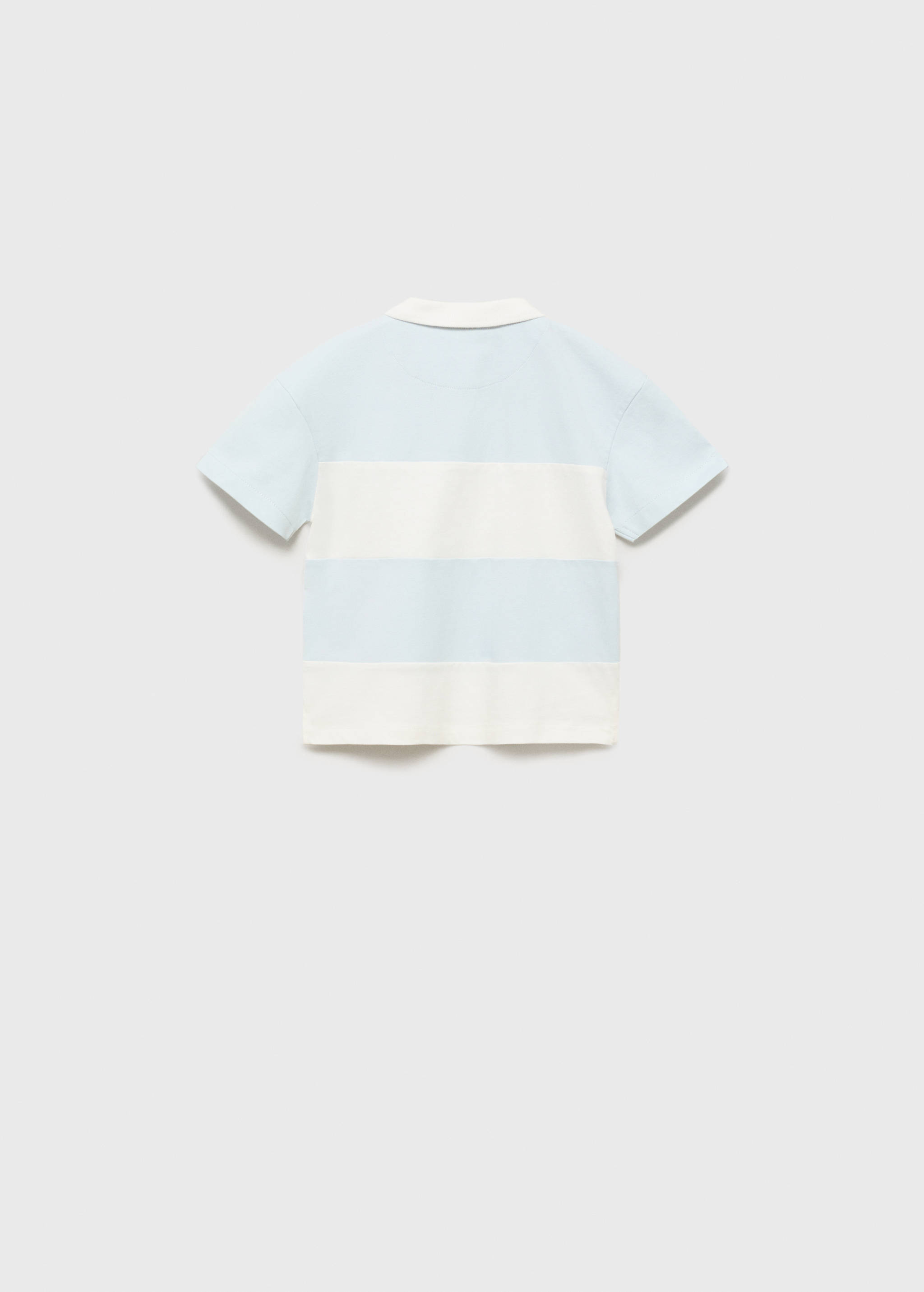 قميص بولو قطني مخطط - الجهة الخلفية للمنتج