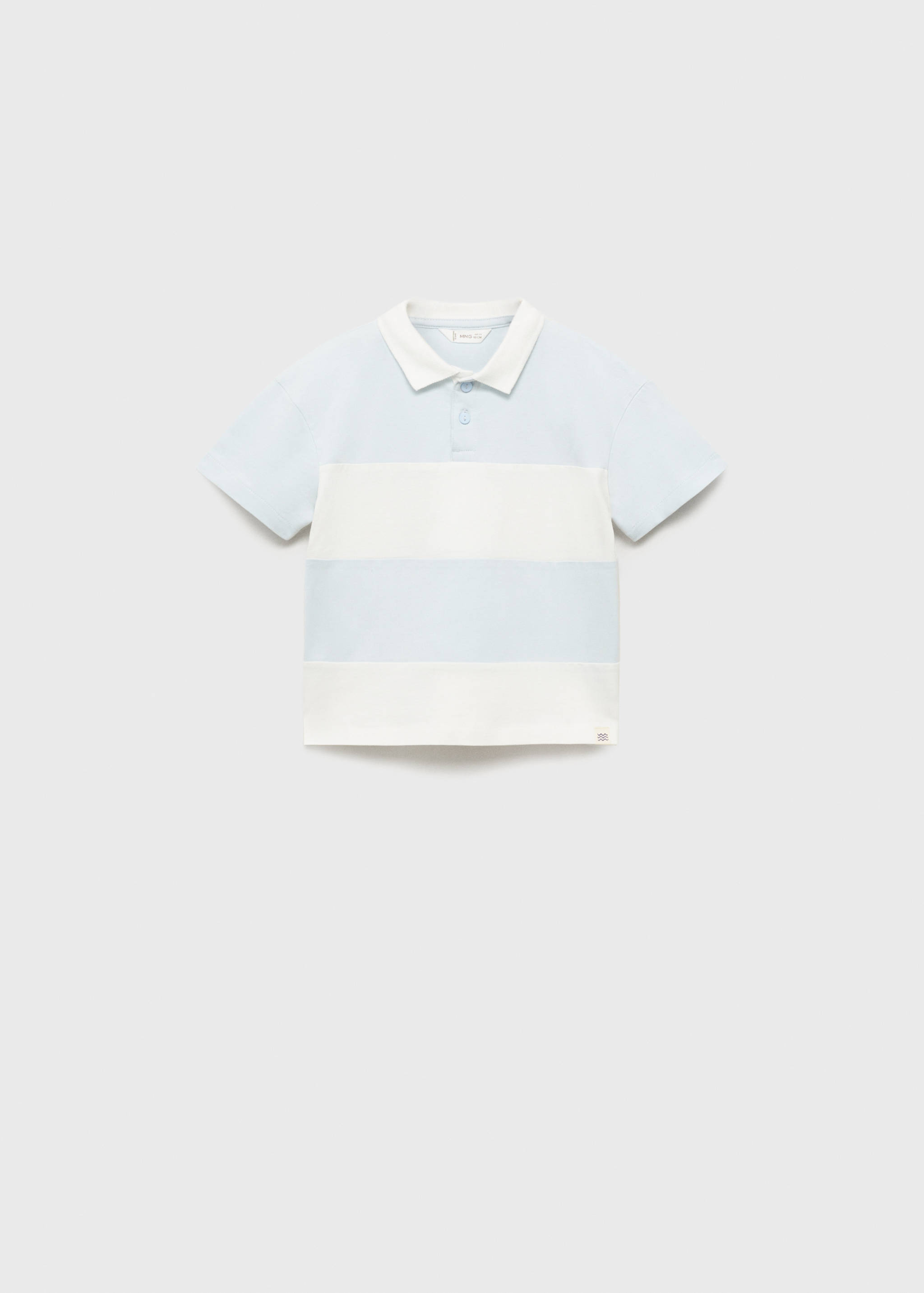 Striped cotton polo shirt - Article without model