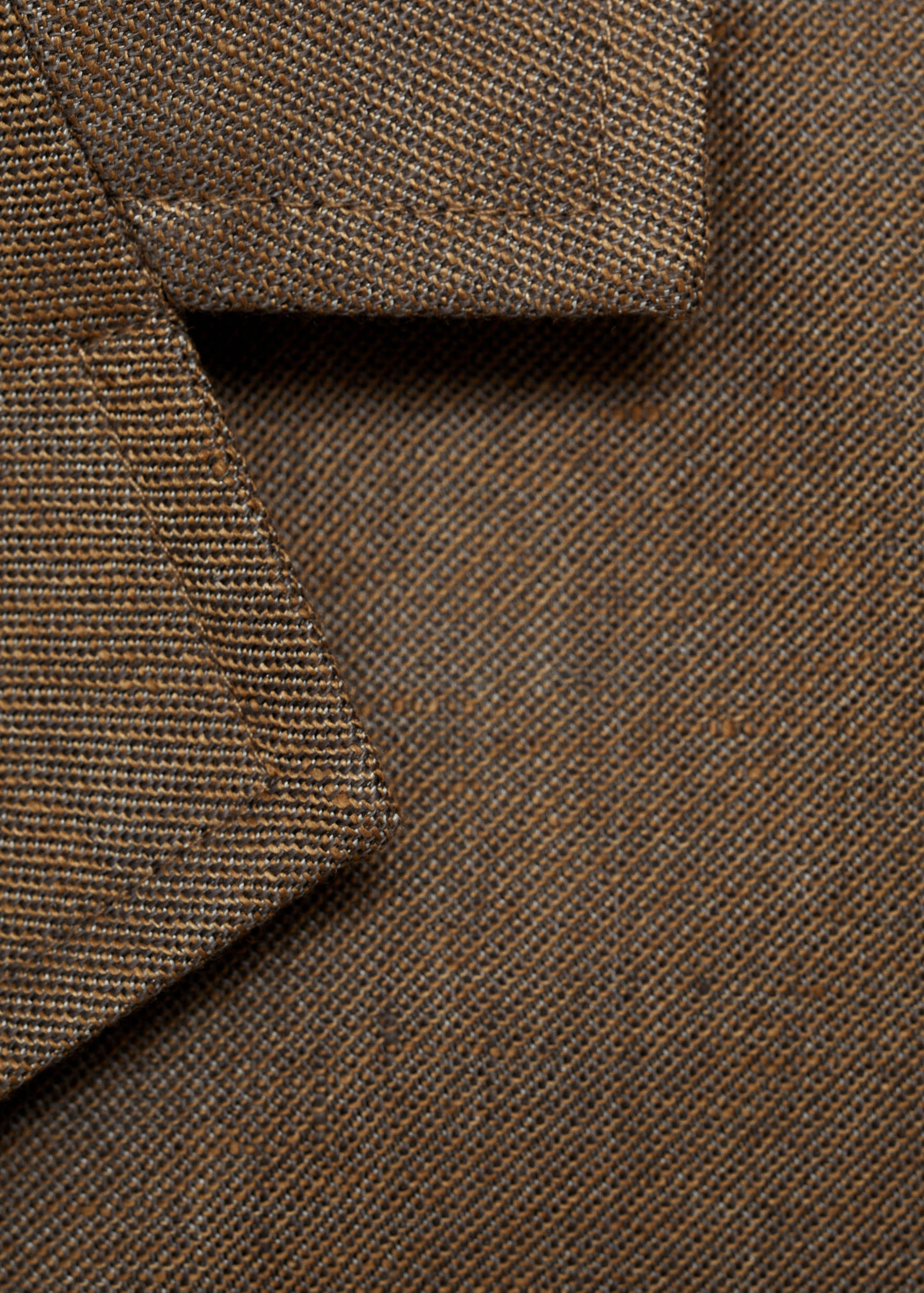 Linen-blend cropped jacket - Details of the article 8
