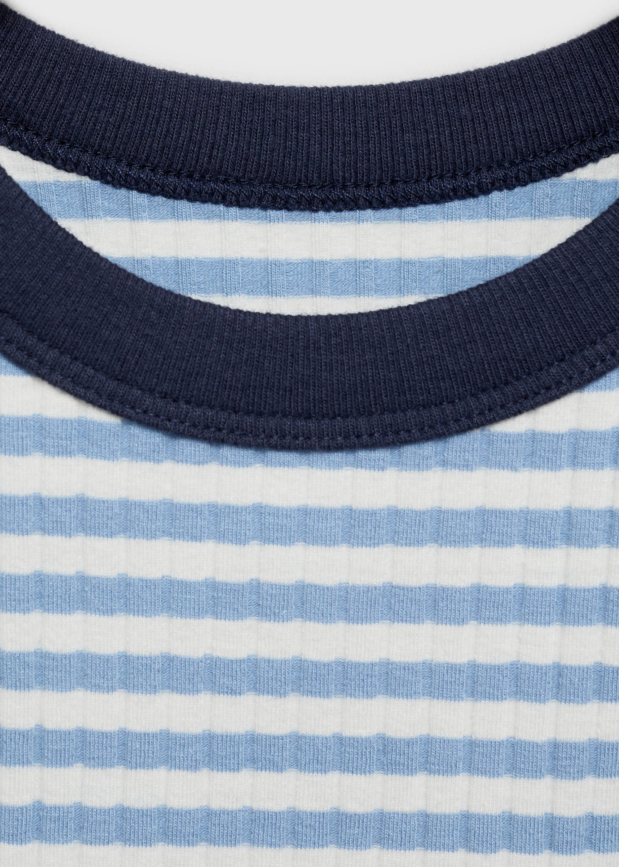 Striped cotton-blend top - Details of the article 8