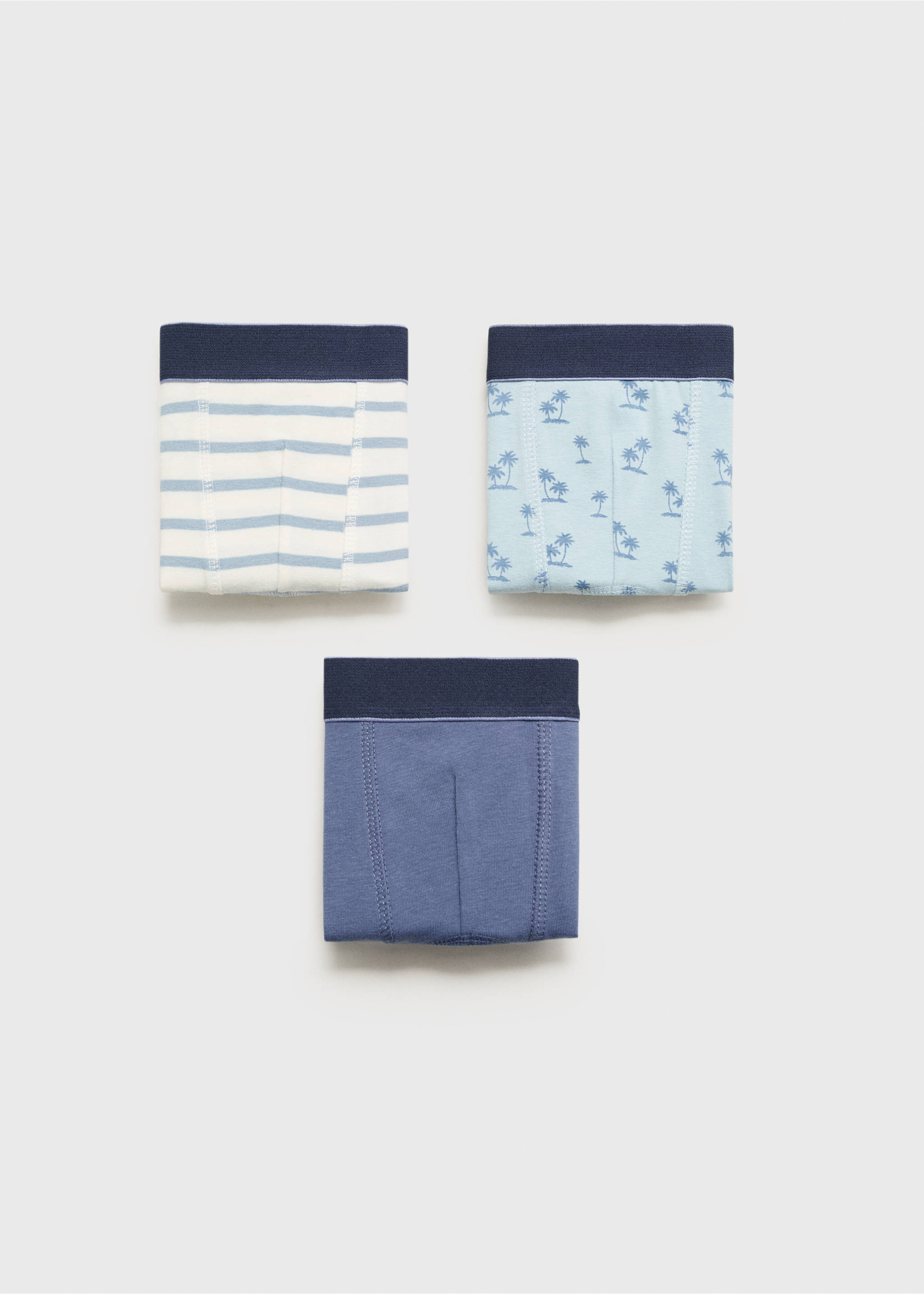 Pack 3 calzoncillos combinados - Artículo sin modelo, Azul. Ref: 87076359-00.