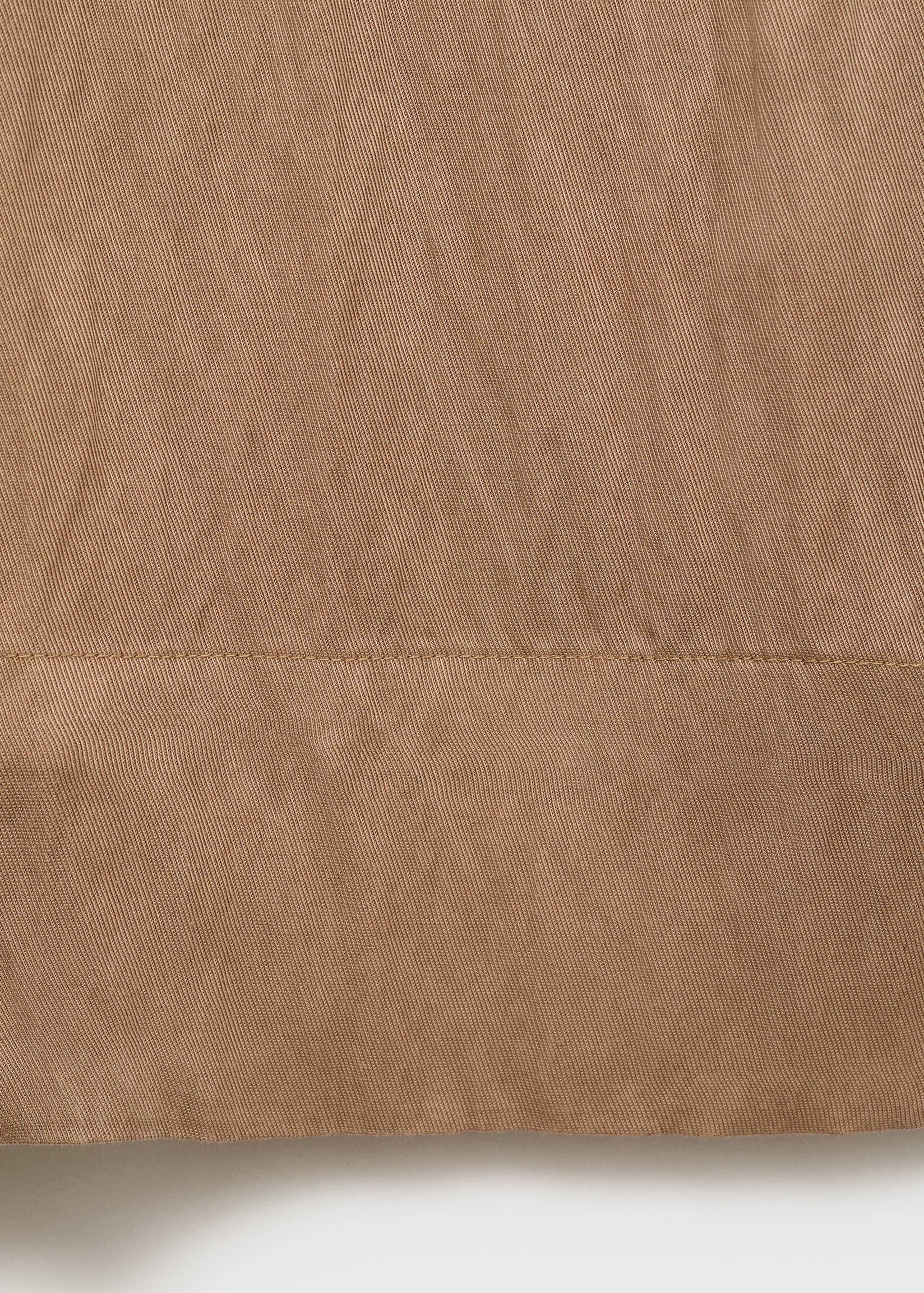 Straight-fit lyocell textured pants - Details of the article 0