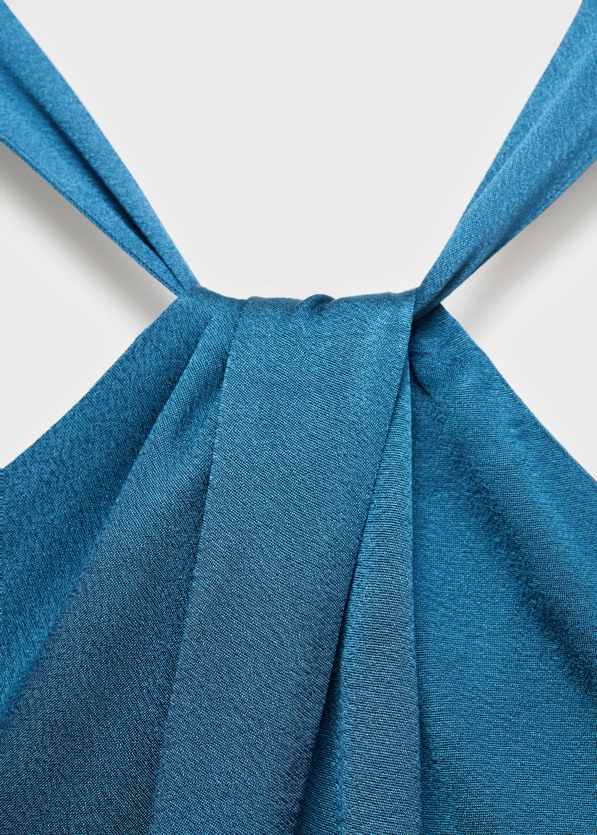 Mono satinado cuello halter - Detalle del artículo 8