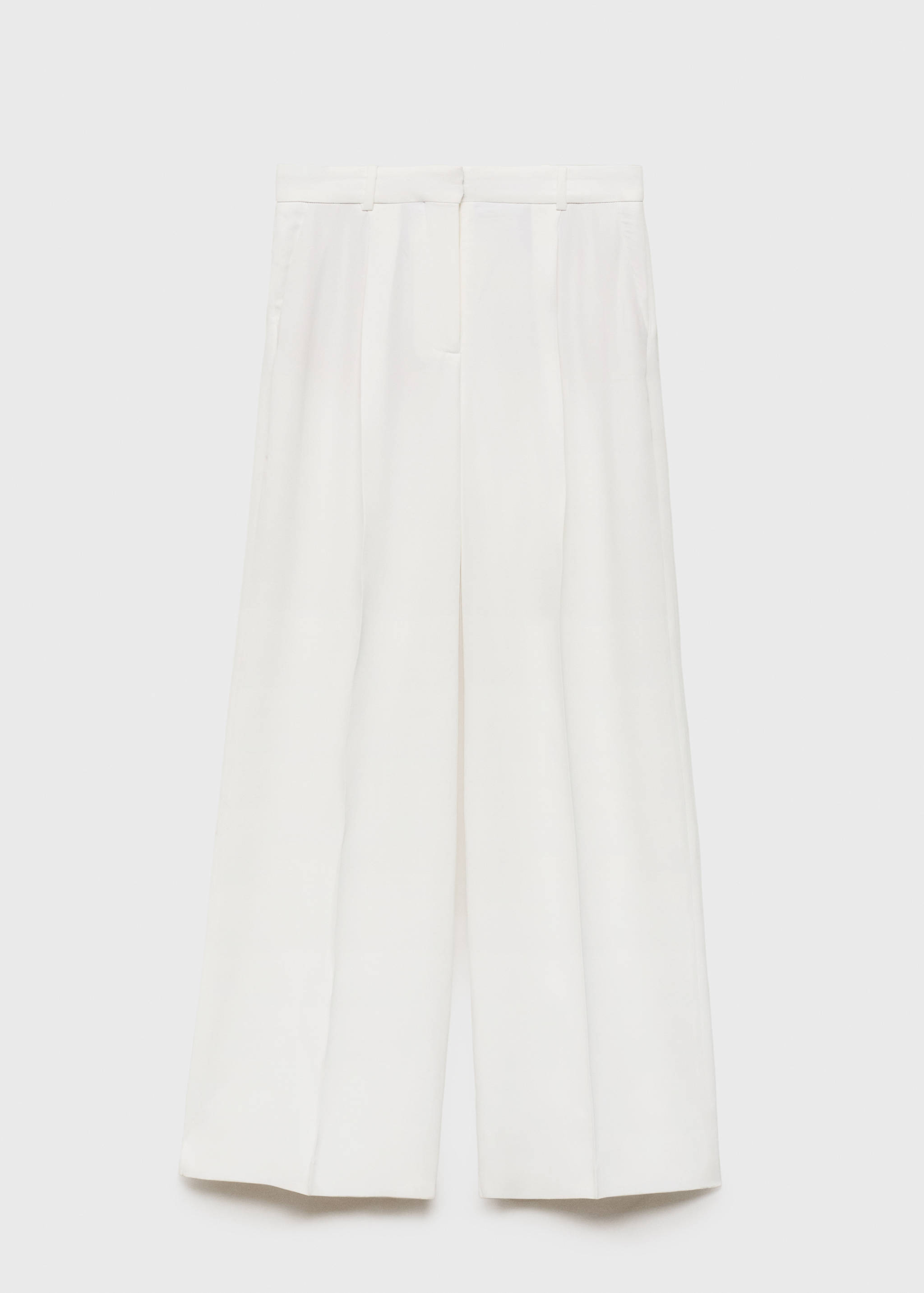 Wide leg pleated suit trousers - Article without model