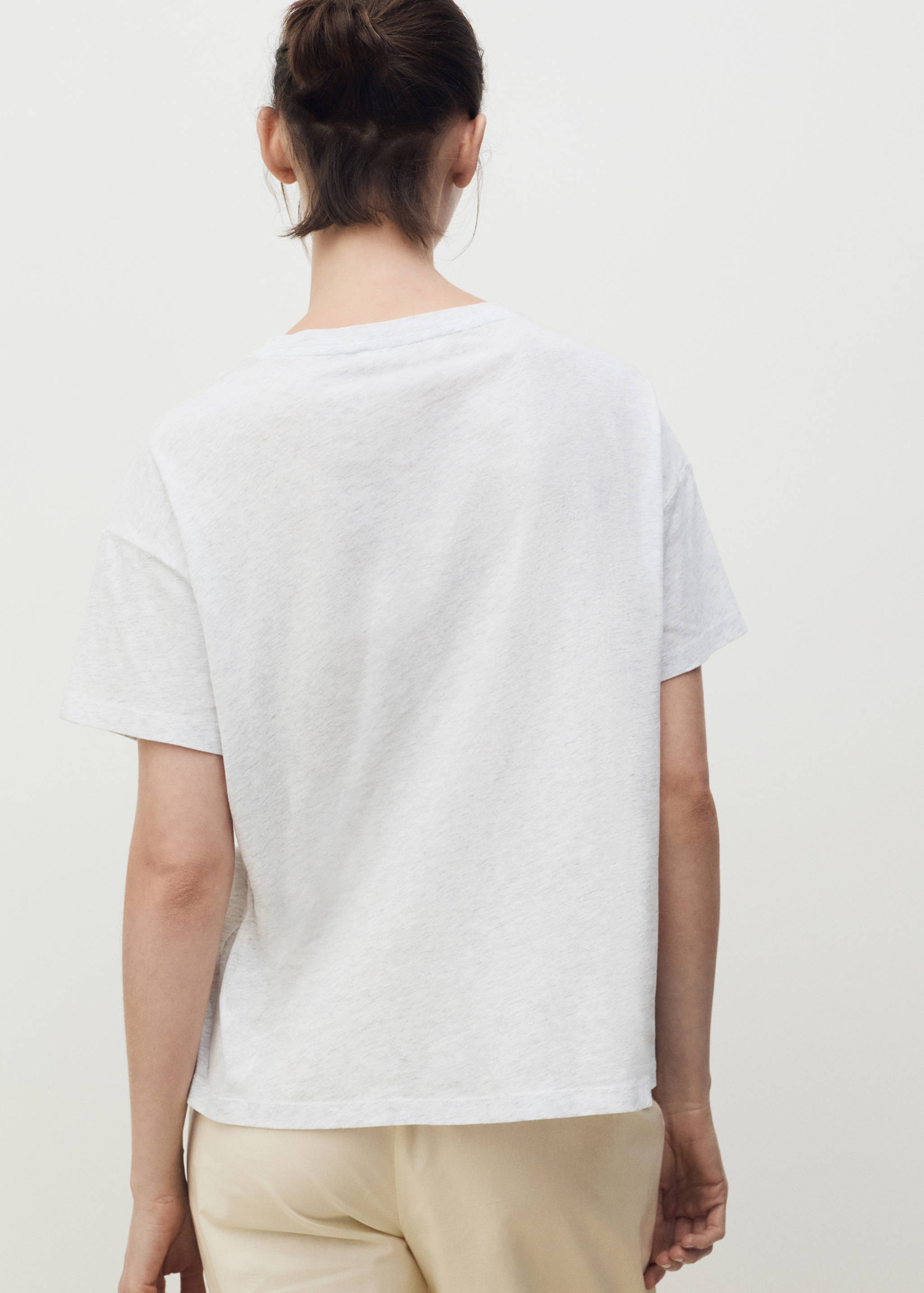 T-shirt coton manches courtes - Verso de l’article