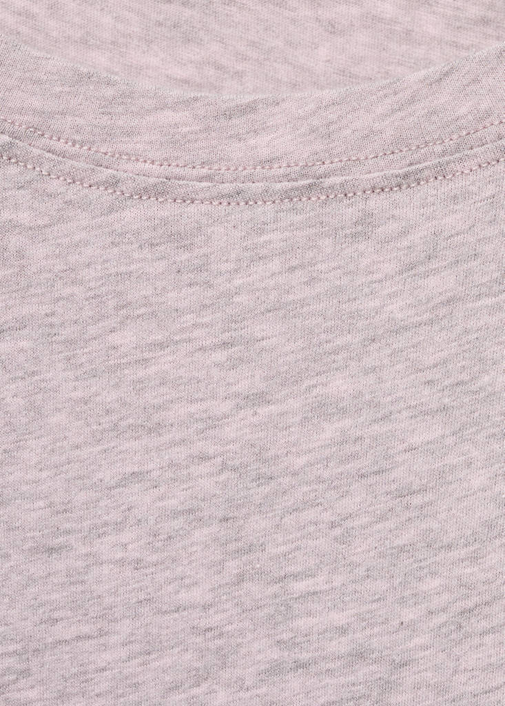 Short-sleeved cotton t-shirt — Lilac