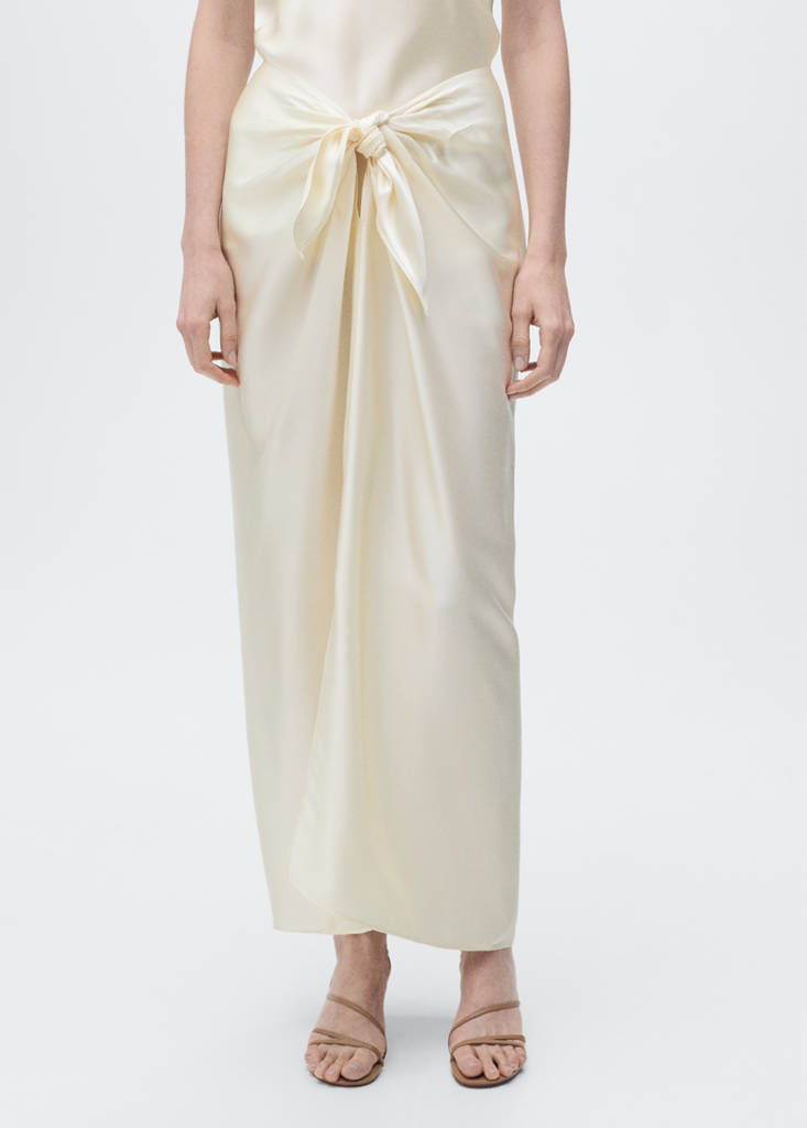 SKIRT GOLDI-L — Ecru