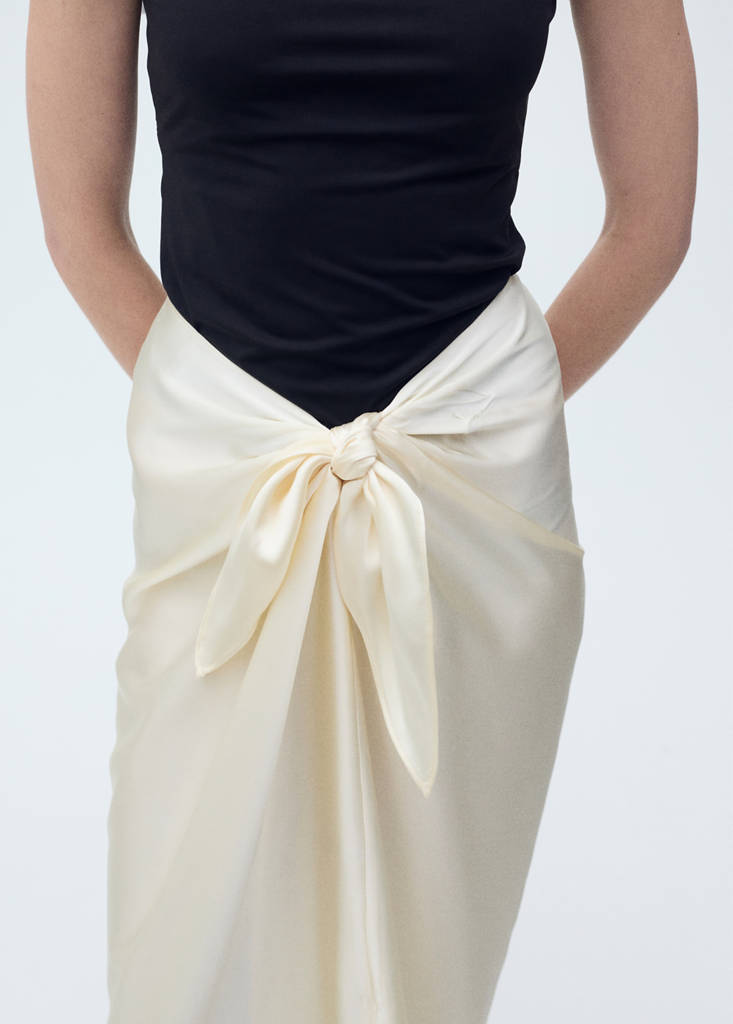 SKIRT GOLDI-L — Ecru