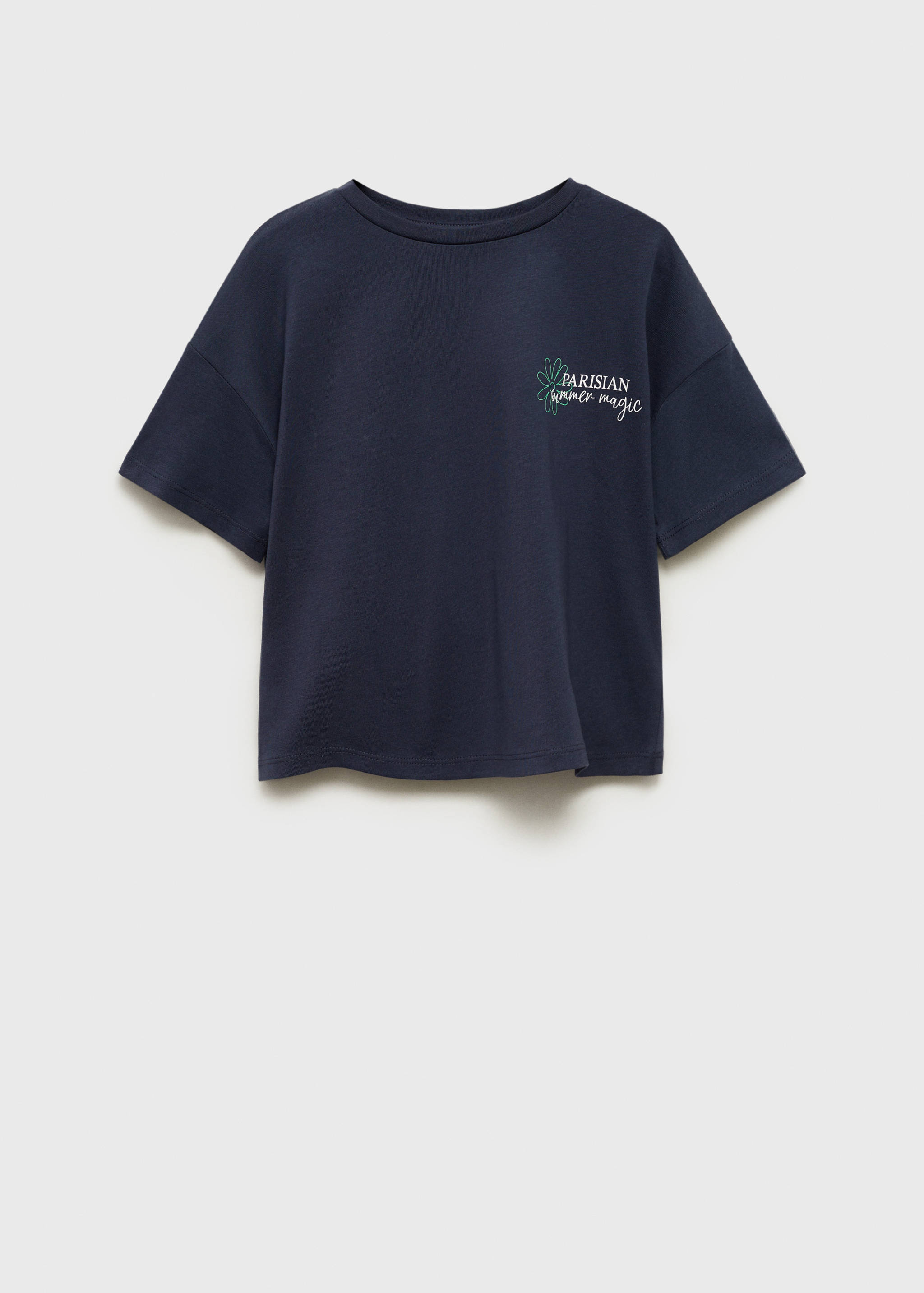 Message cotton T-shirt - Article without model