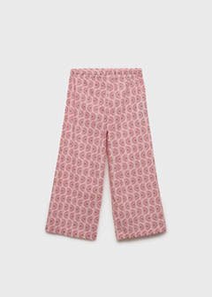 Printed cotton trousers — Pink 5