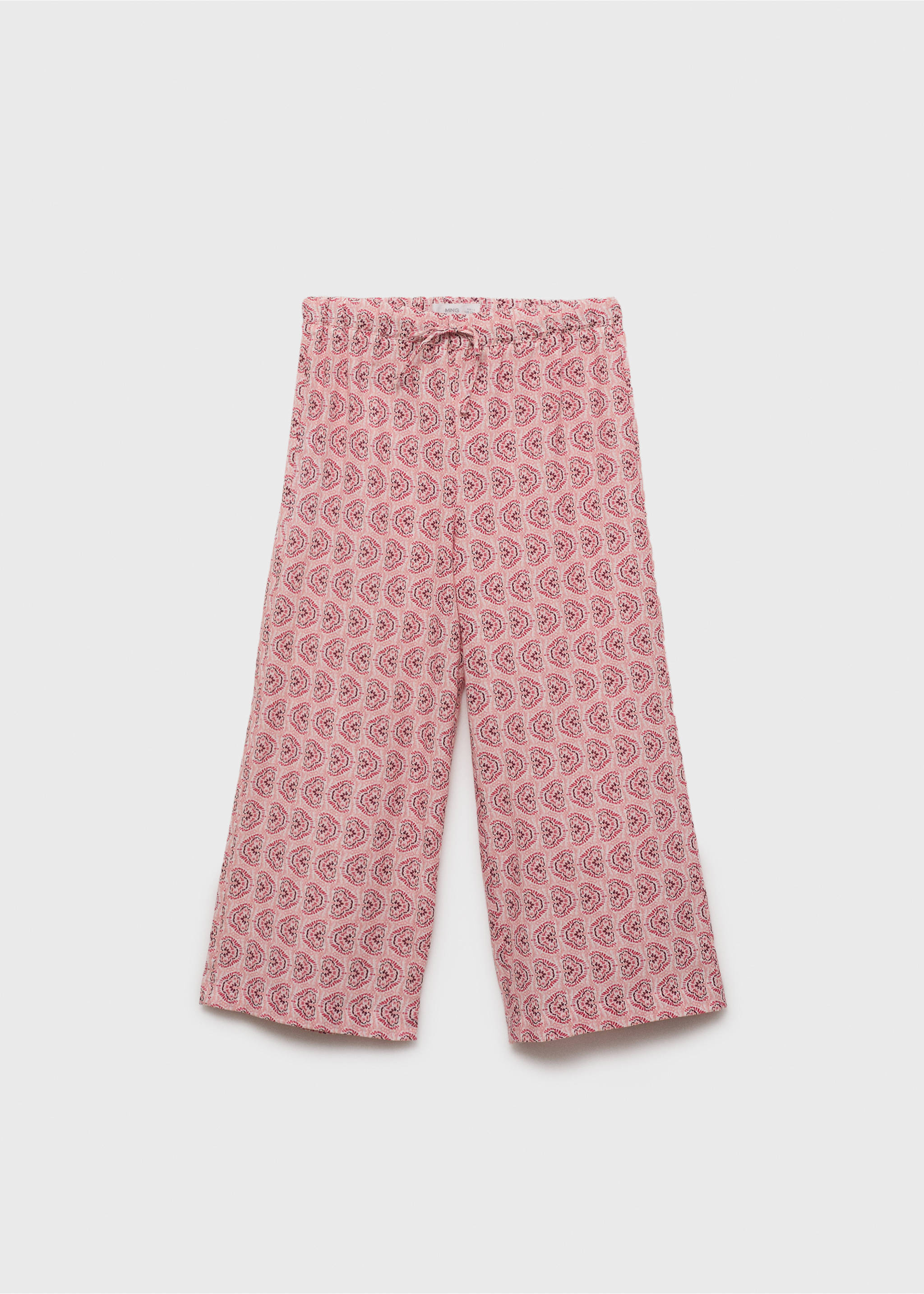 Pantalón algodón estampado - Artículo sin modelo, Rosa. Ref: 87076714-00.