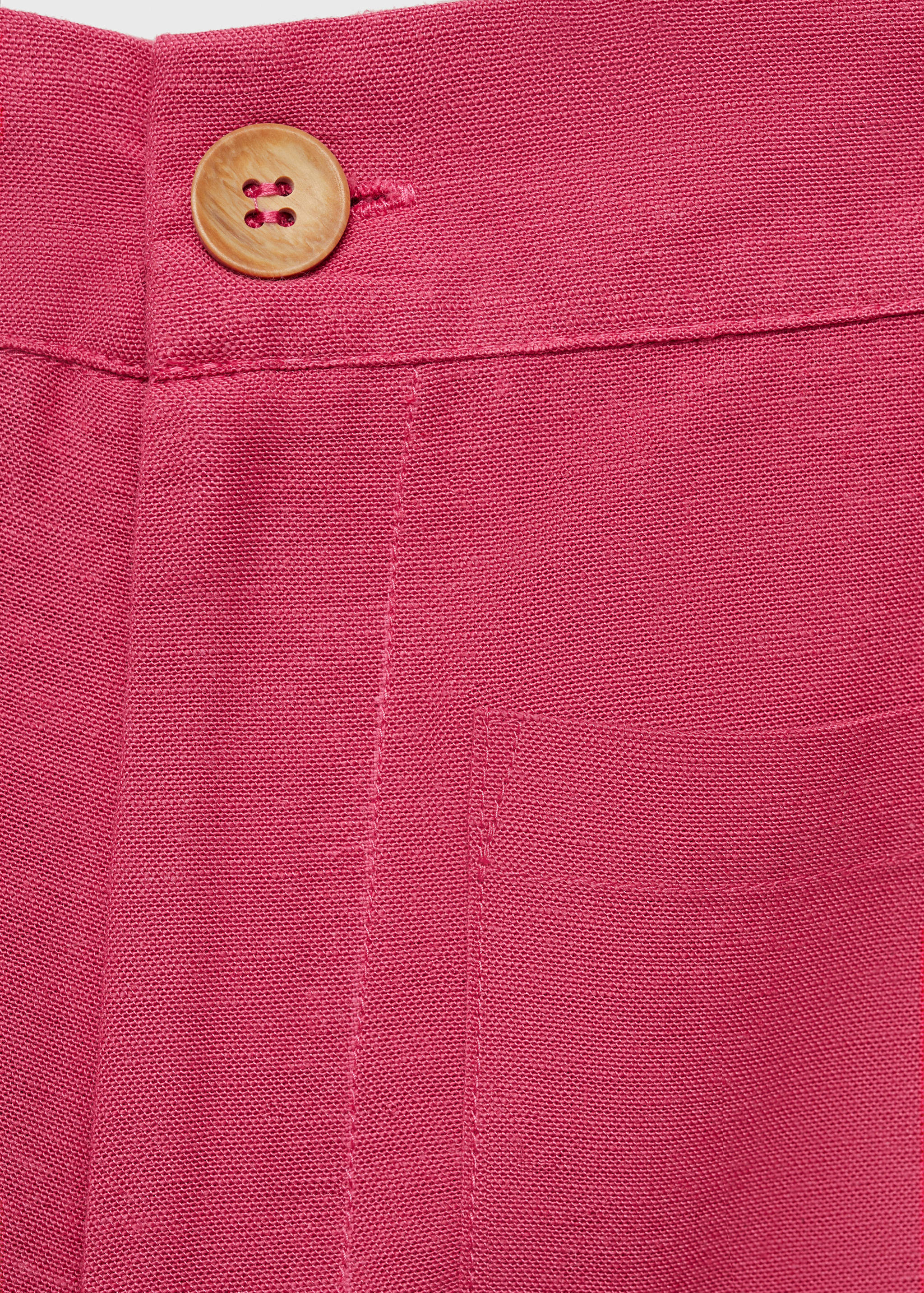 Linen-blend culotte pants - Details of the article 8