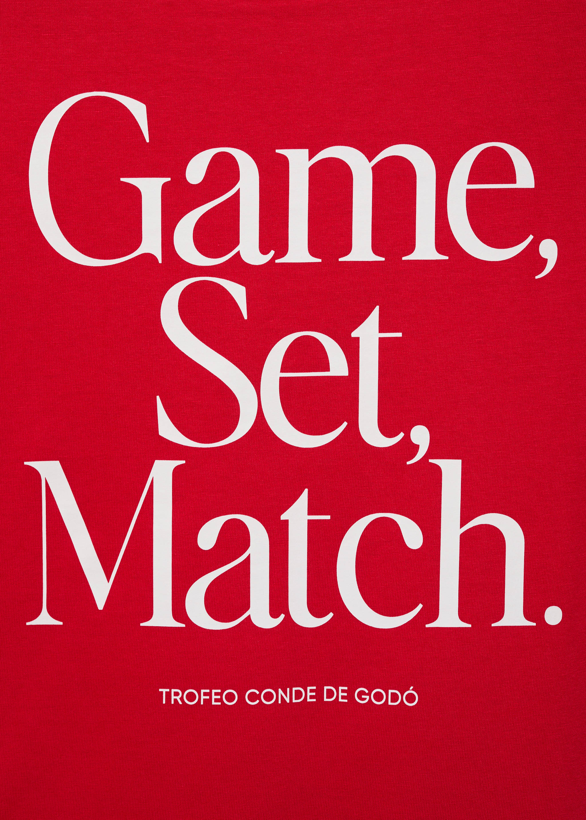 Printed text T-shirt - Details of the article 0