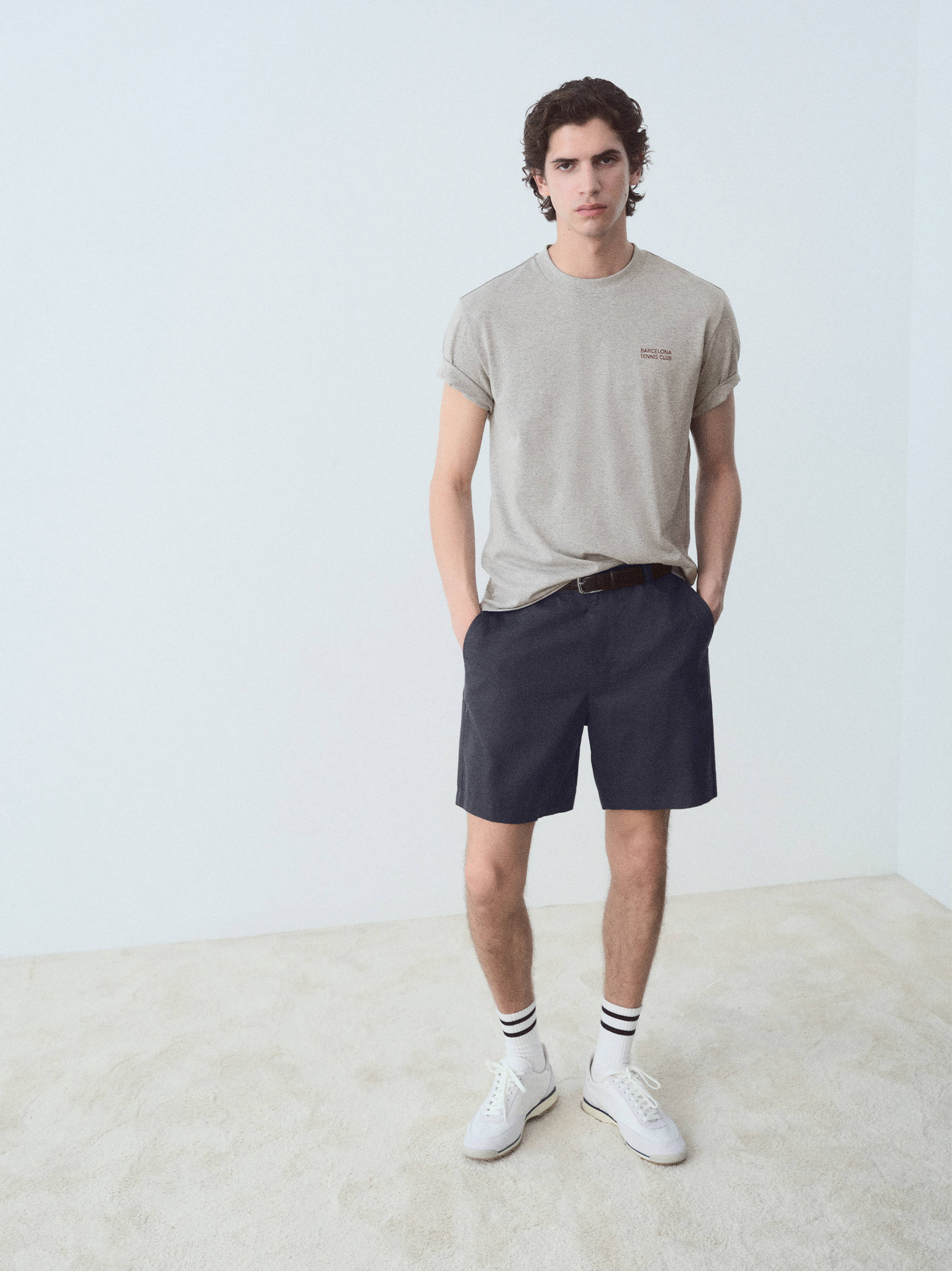 Printed text T-shirt - General plane