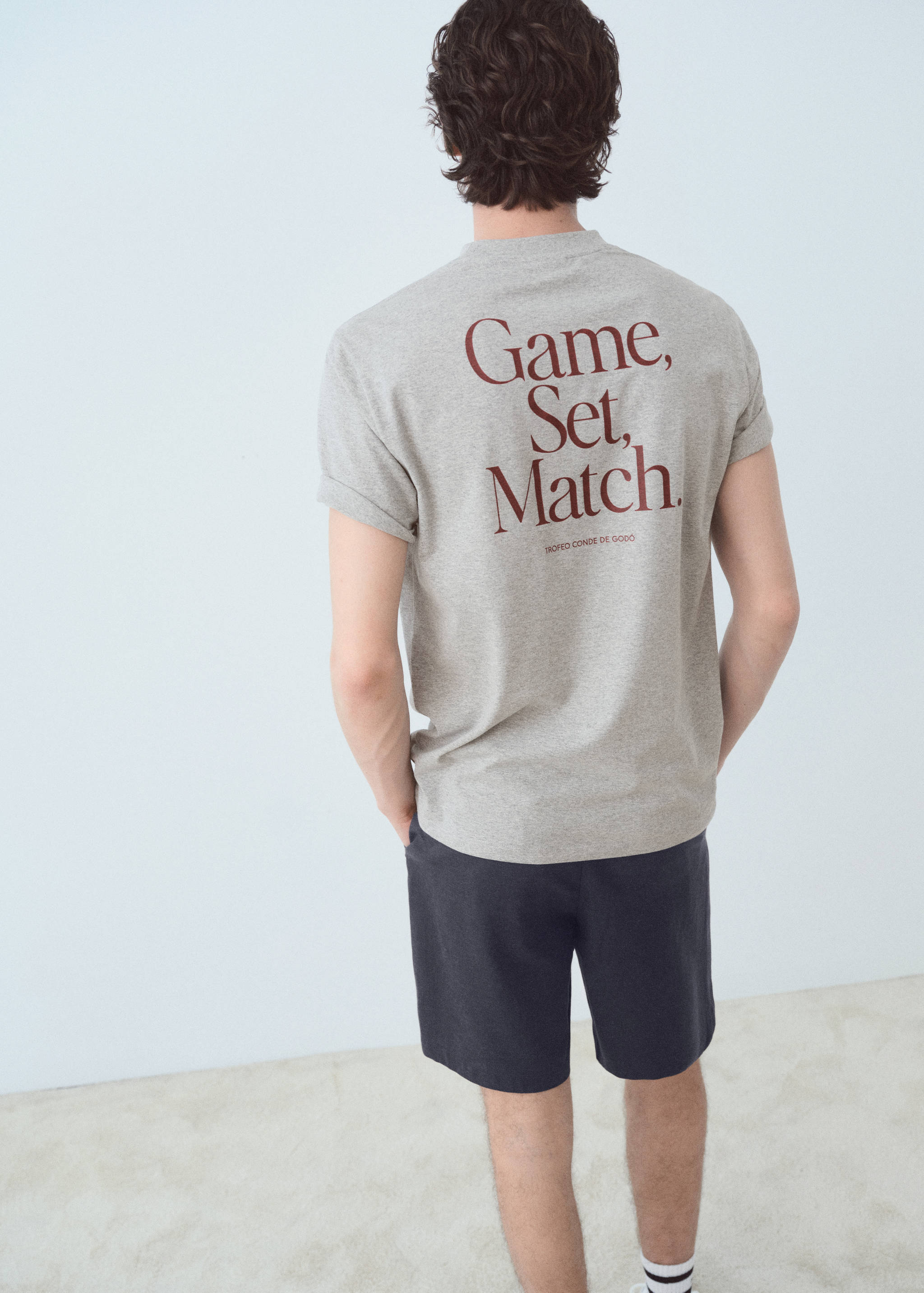 Printed text T-shirt - Reverse of the article