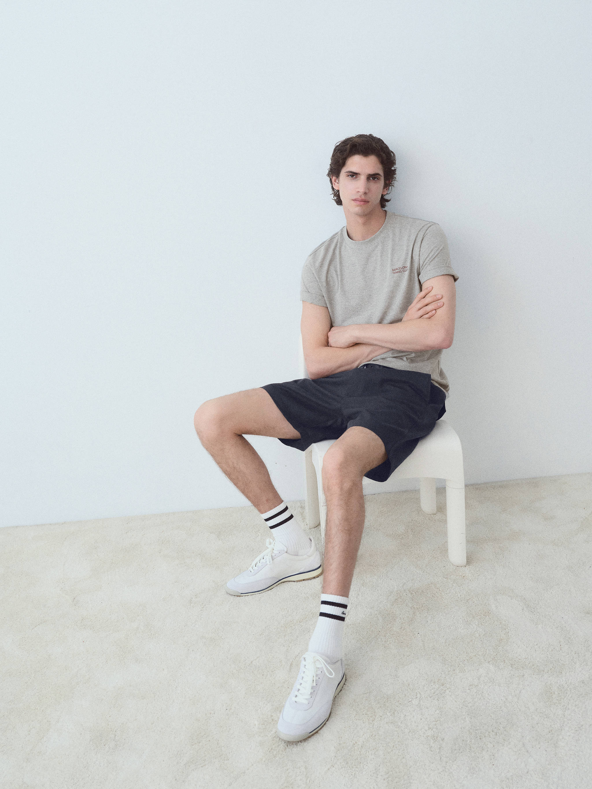 Printed text T-shirt - Details of the article 2