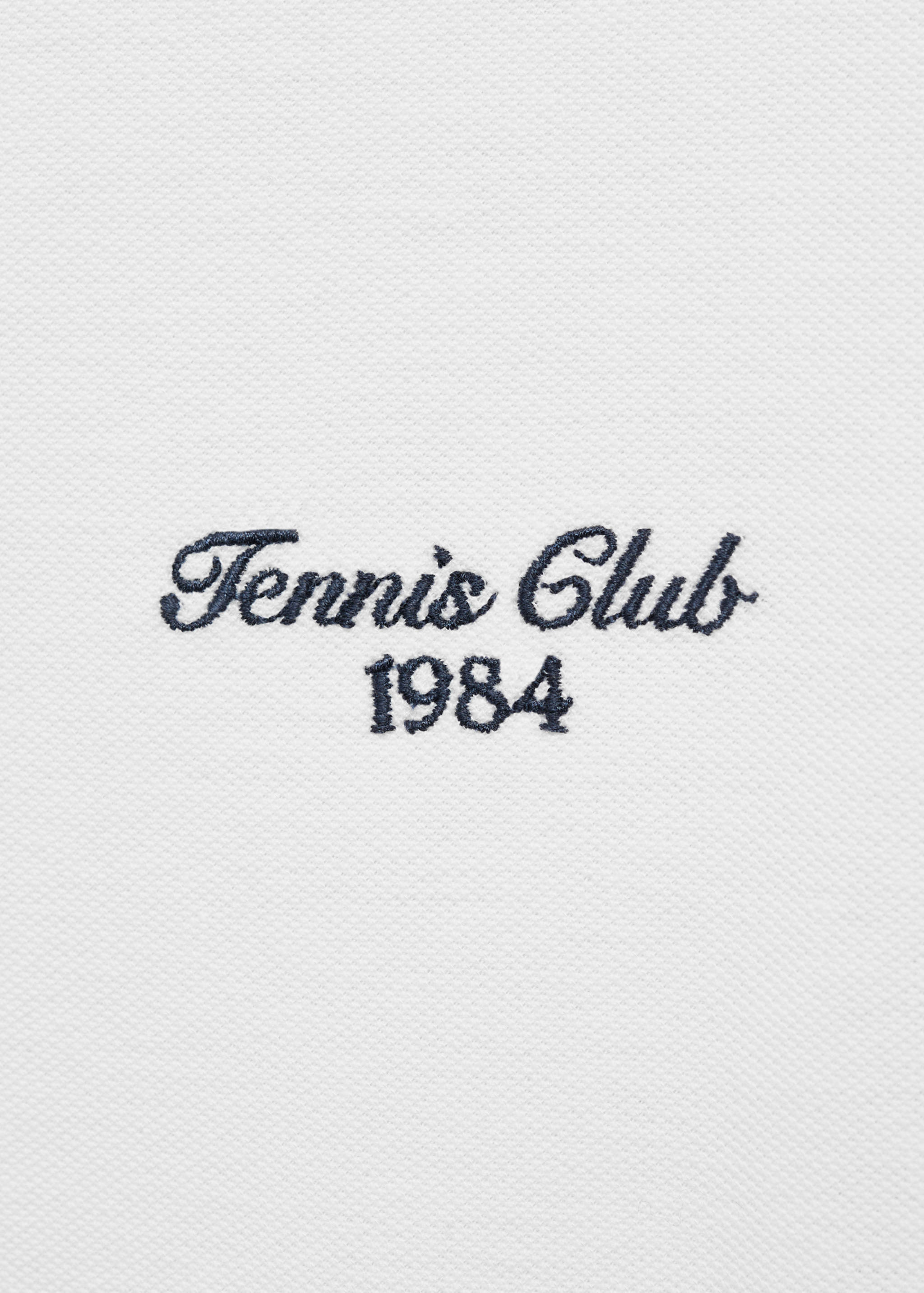 Contrasting neck cotton polo shirt - Details of the article 8