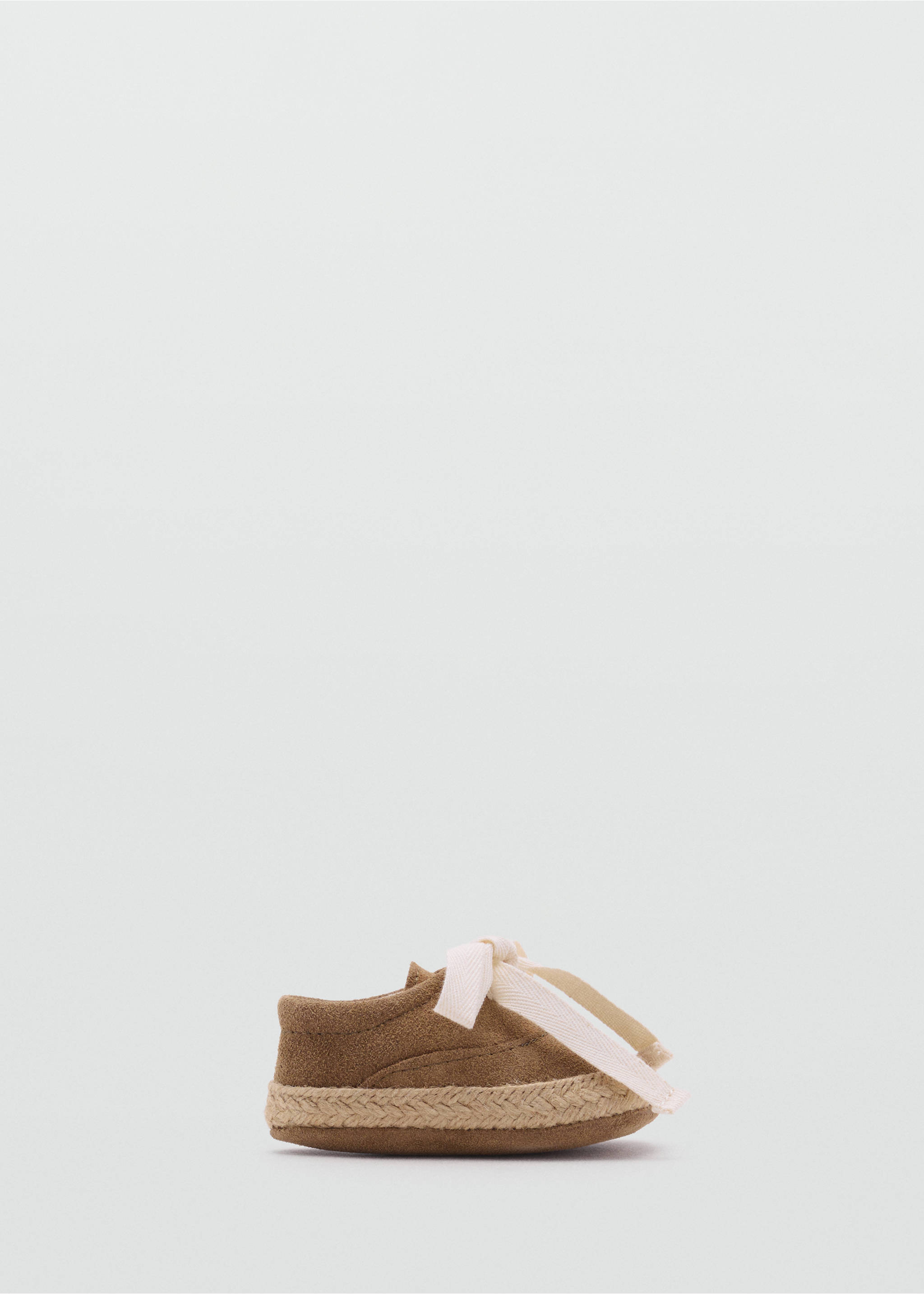 Lederschuh mit Schleife - Artikel ohne Model, Mittelbraun. Ref: 87076729-00.