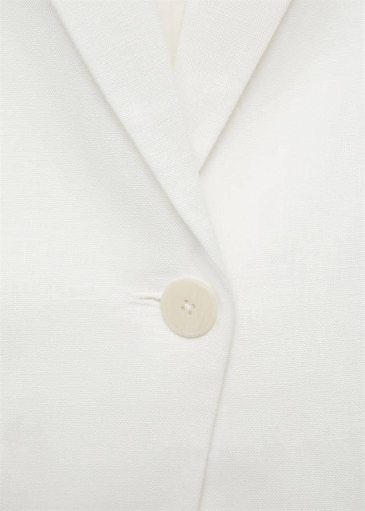 Linen suit jacket — Off White