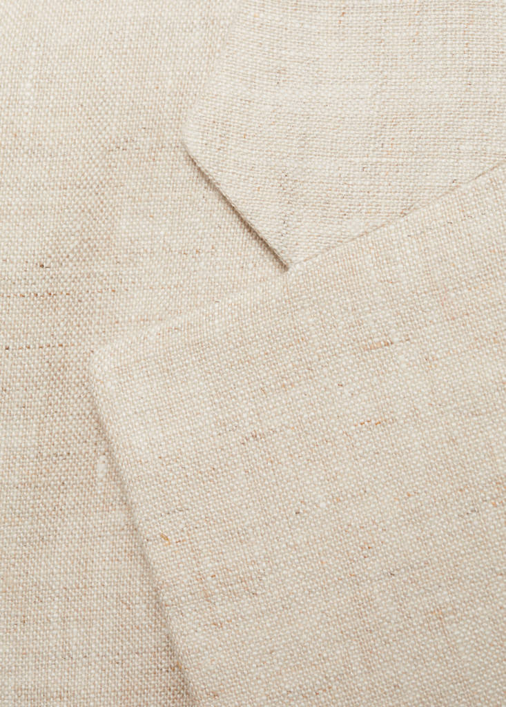 Linen suit jacket — Light/Pastel Grey