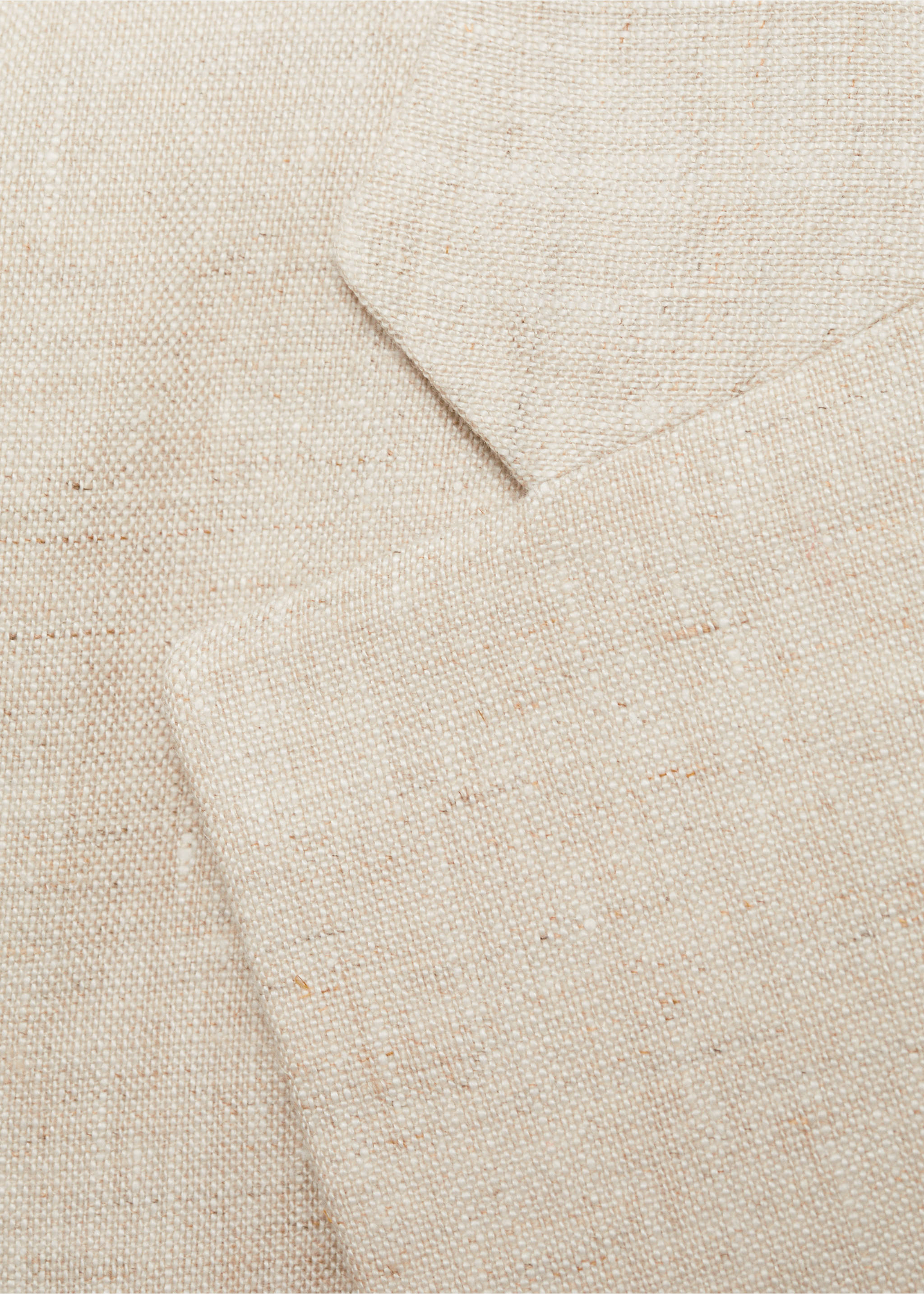 Blazer traje lino - Detalle del artículo 8, Gris claro/pastel. Ref: 87077162-00.