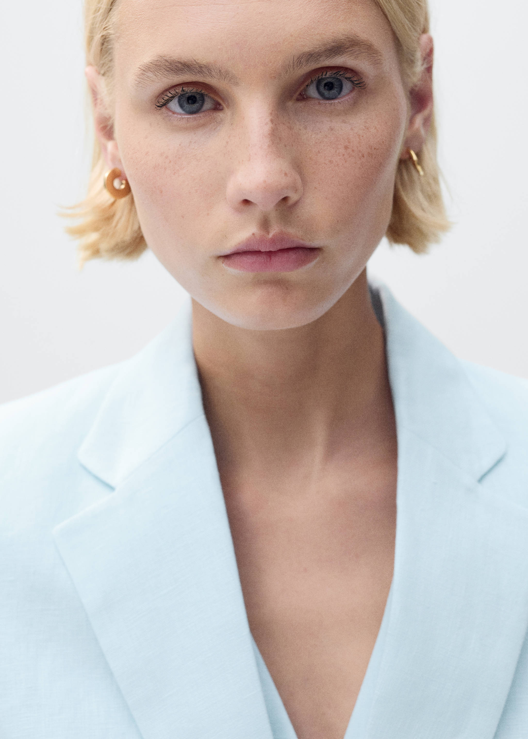 Blazer de fato de linho - Pormenor do artigo 1