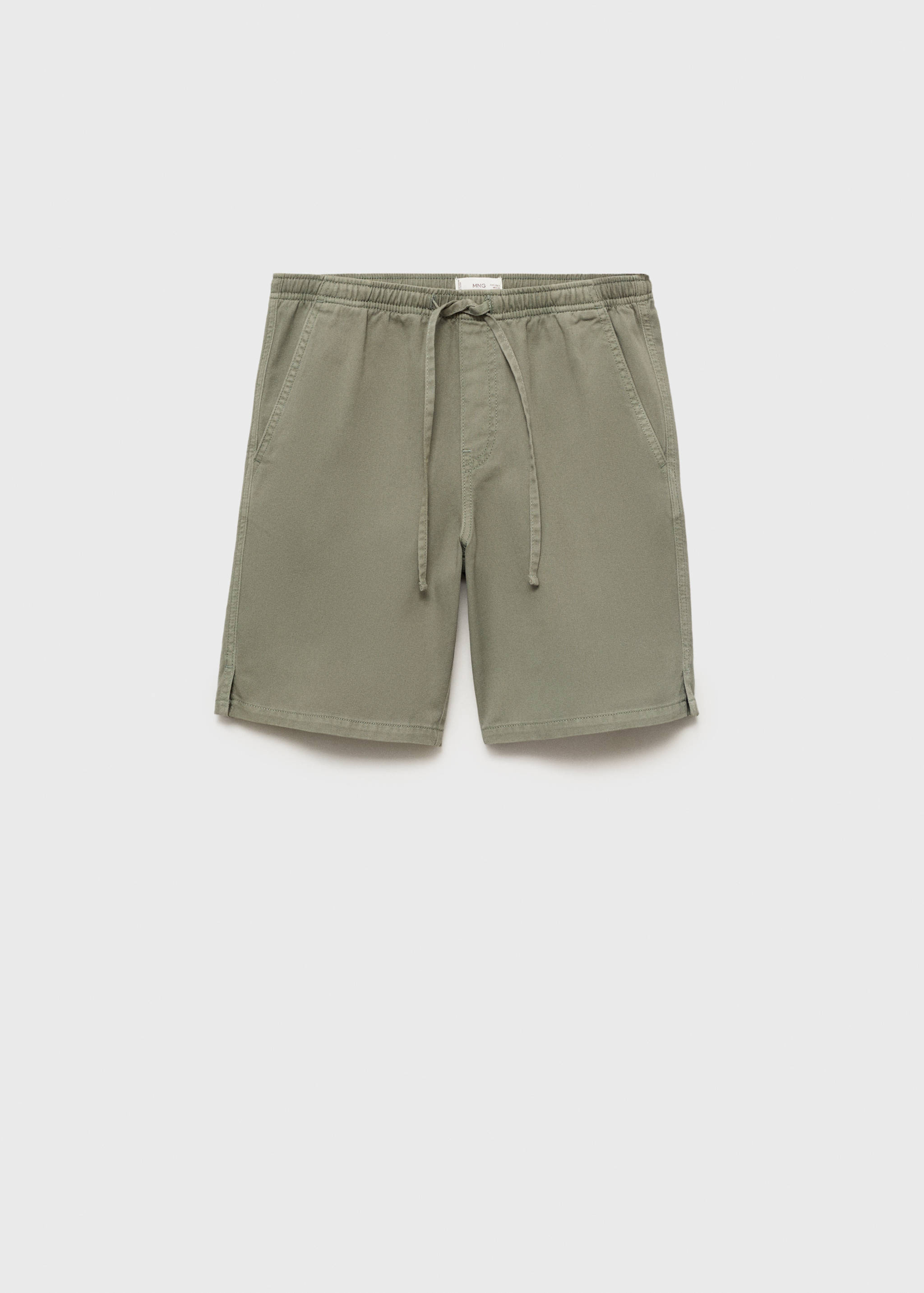Cotton shorts with drawstring - Article without model