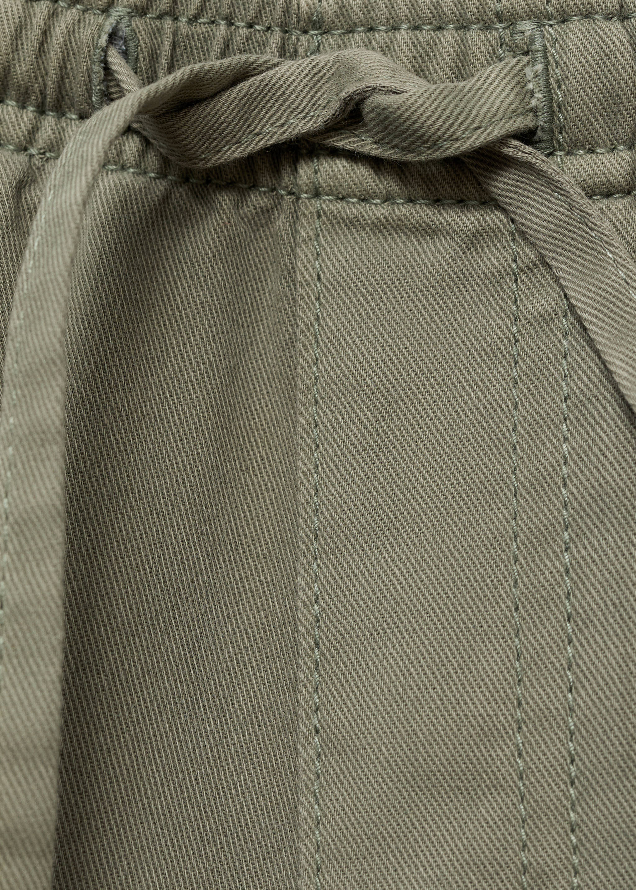 Cotton shorts with drawstring - Details of the article 8