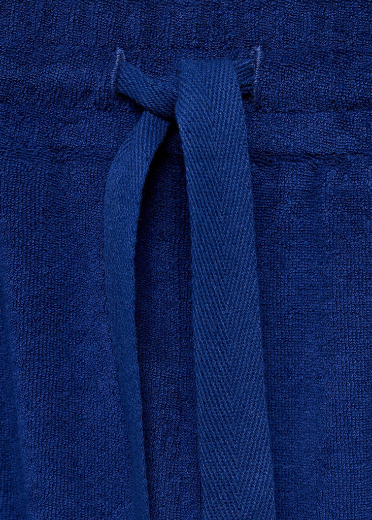 Terry cotton trousers — Dark Navy