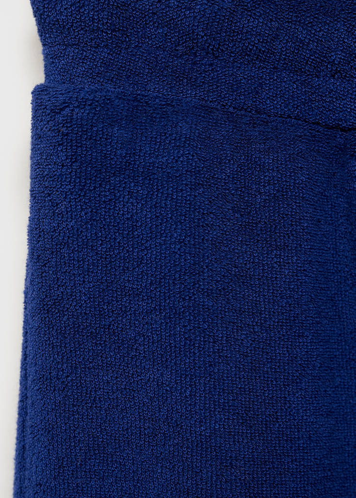 Terry cotton trousers — Dark Navy