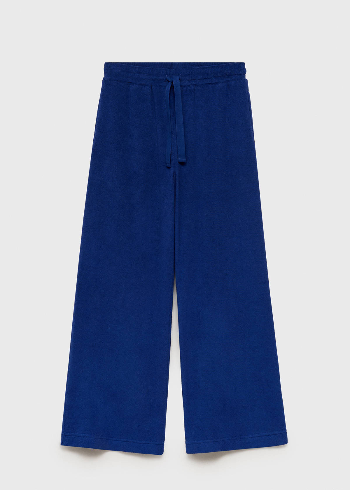 Terry cotton trousers — Dark Navy