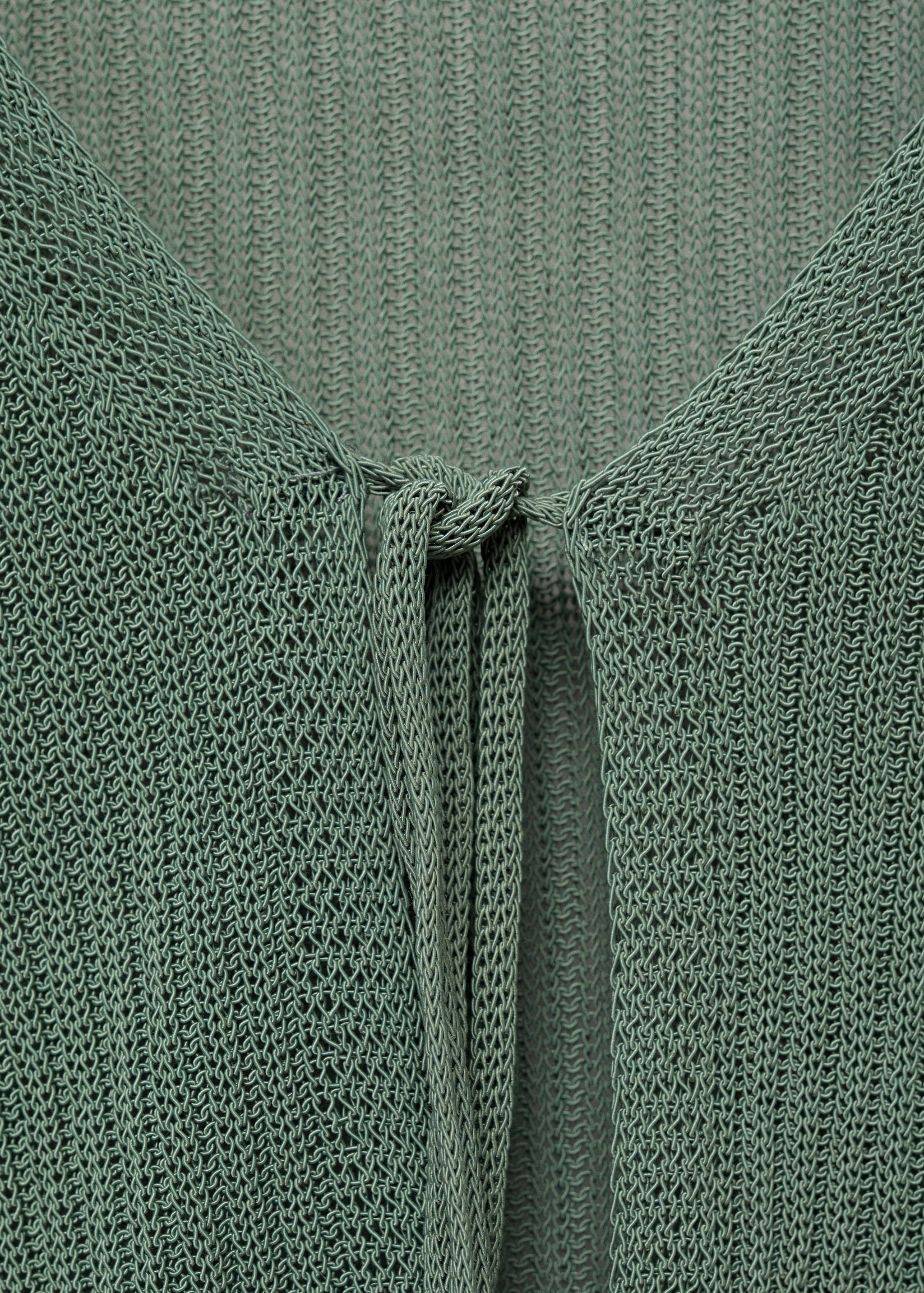 Rib-knit cardigan with bows - Details of the article 8