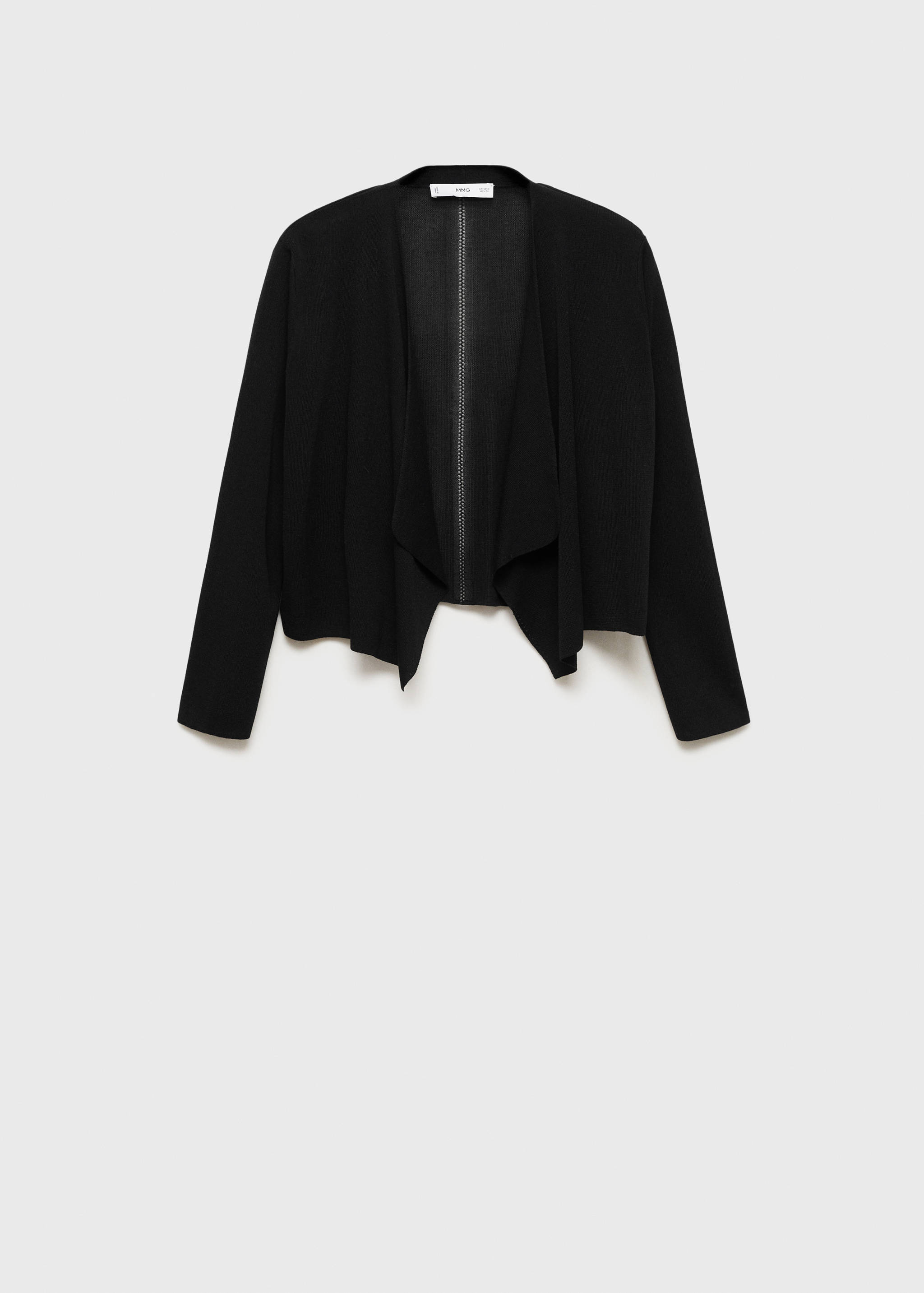 Knitted cropped cardigan - Article without model