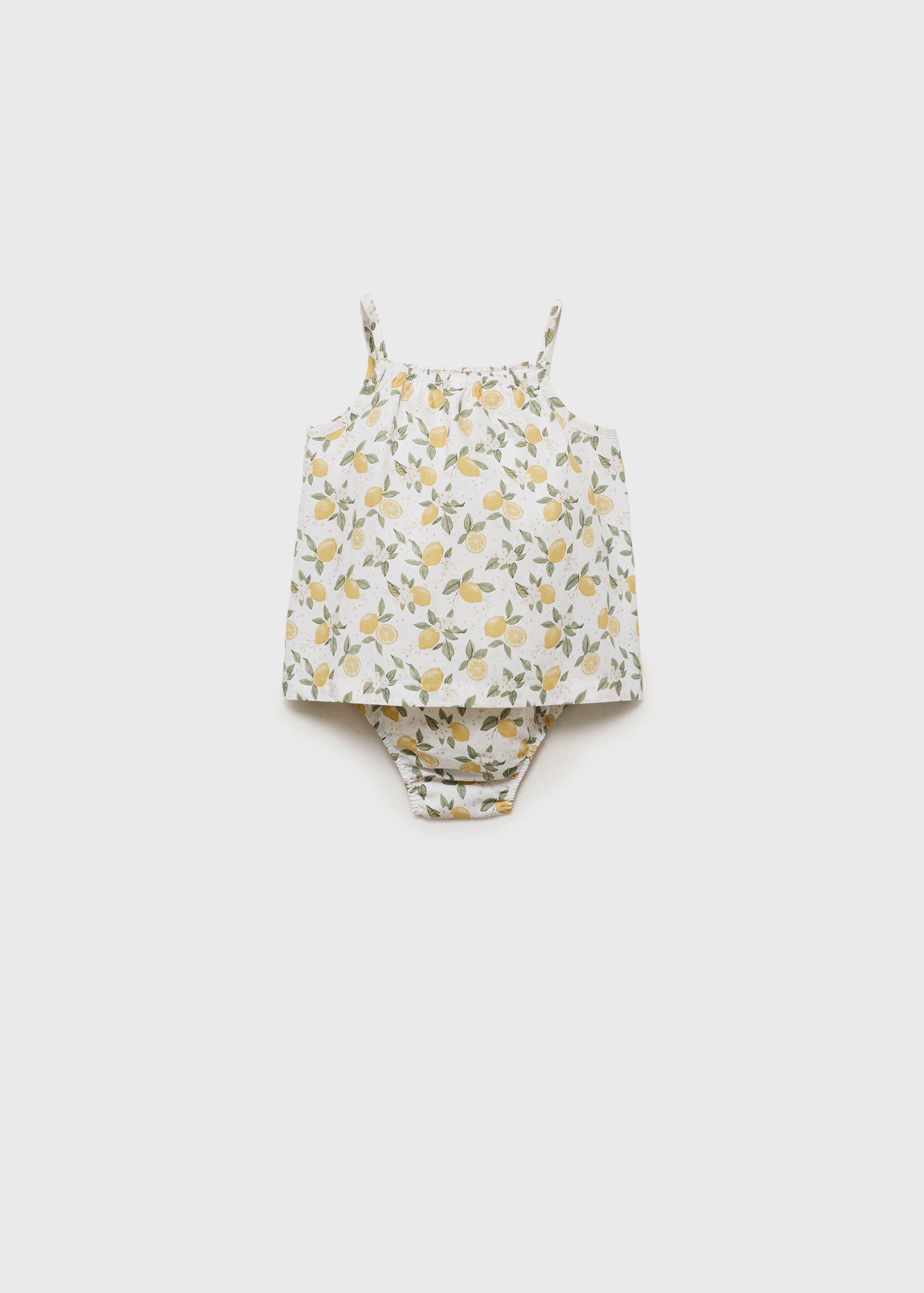Printed dress and nappy cover - Reverse of the article