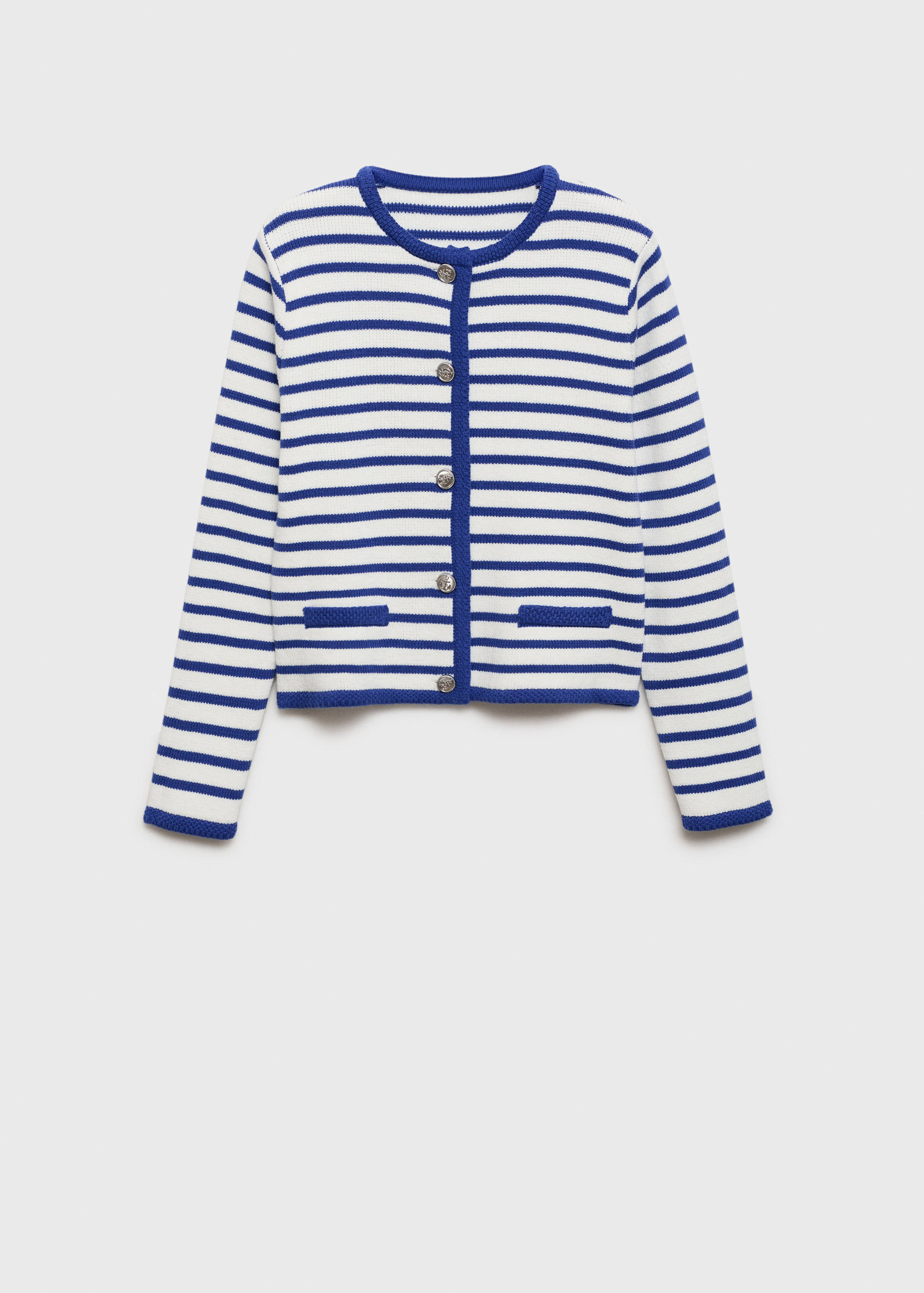 Stripped knit cardigan - Article without model