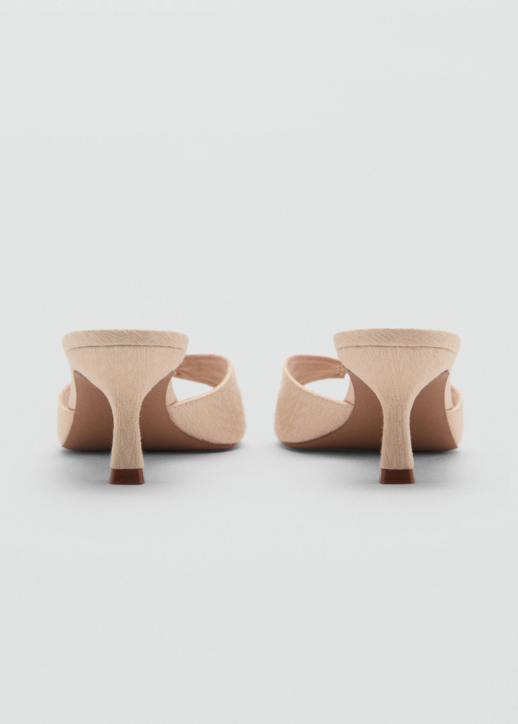 Sandalia tacón destalonada detalle brillante - Detalle del artículo 2