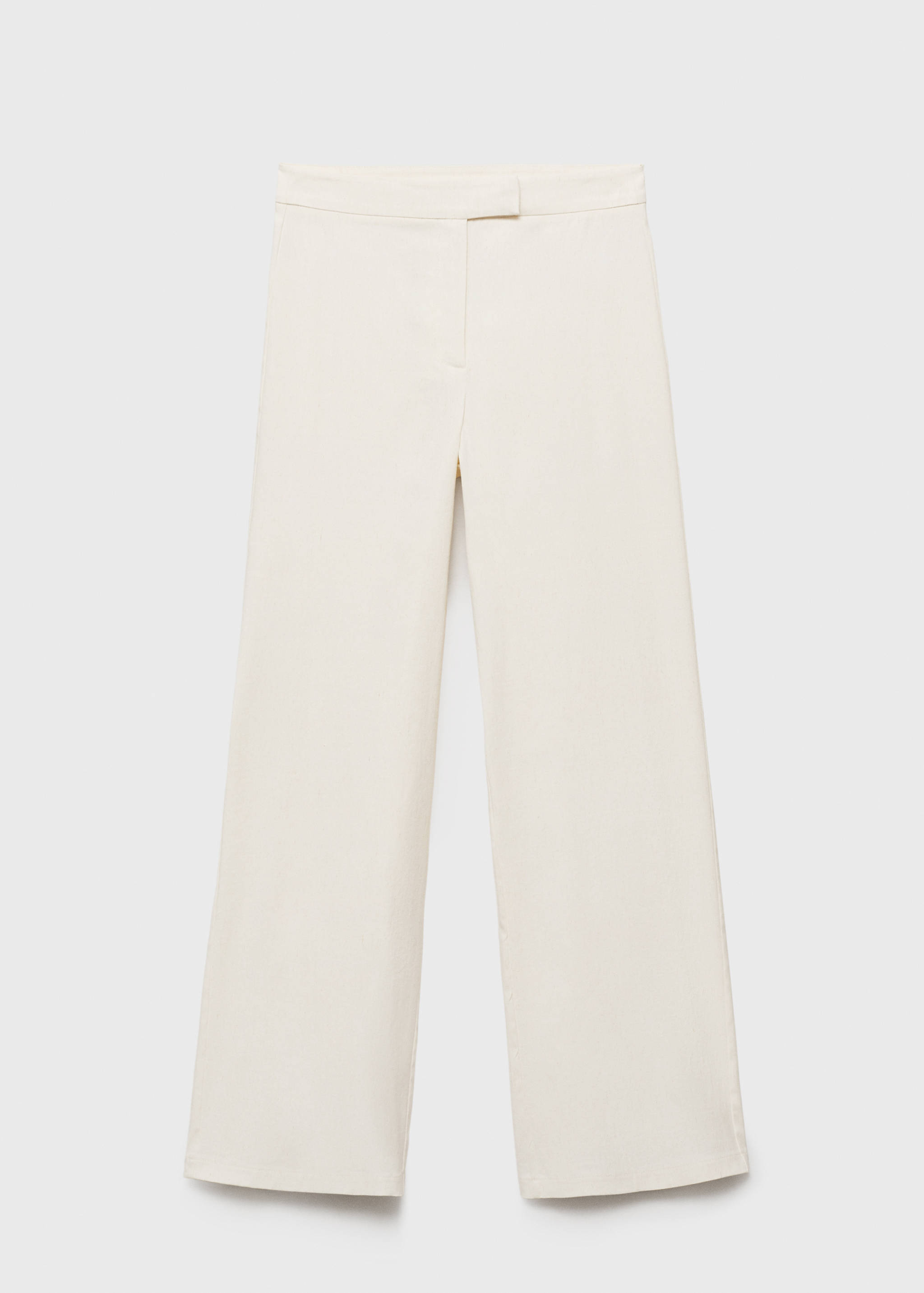 Straight mid-rise trousers - Article without model
