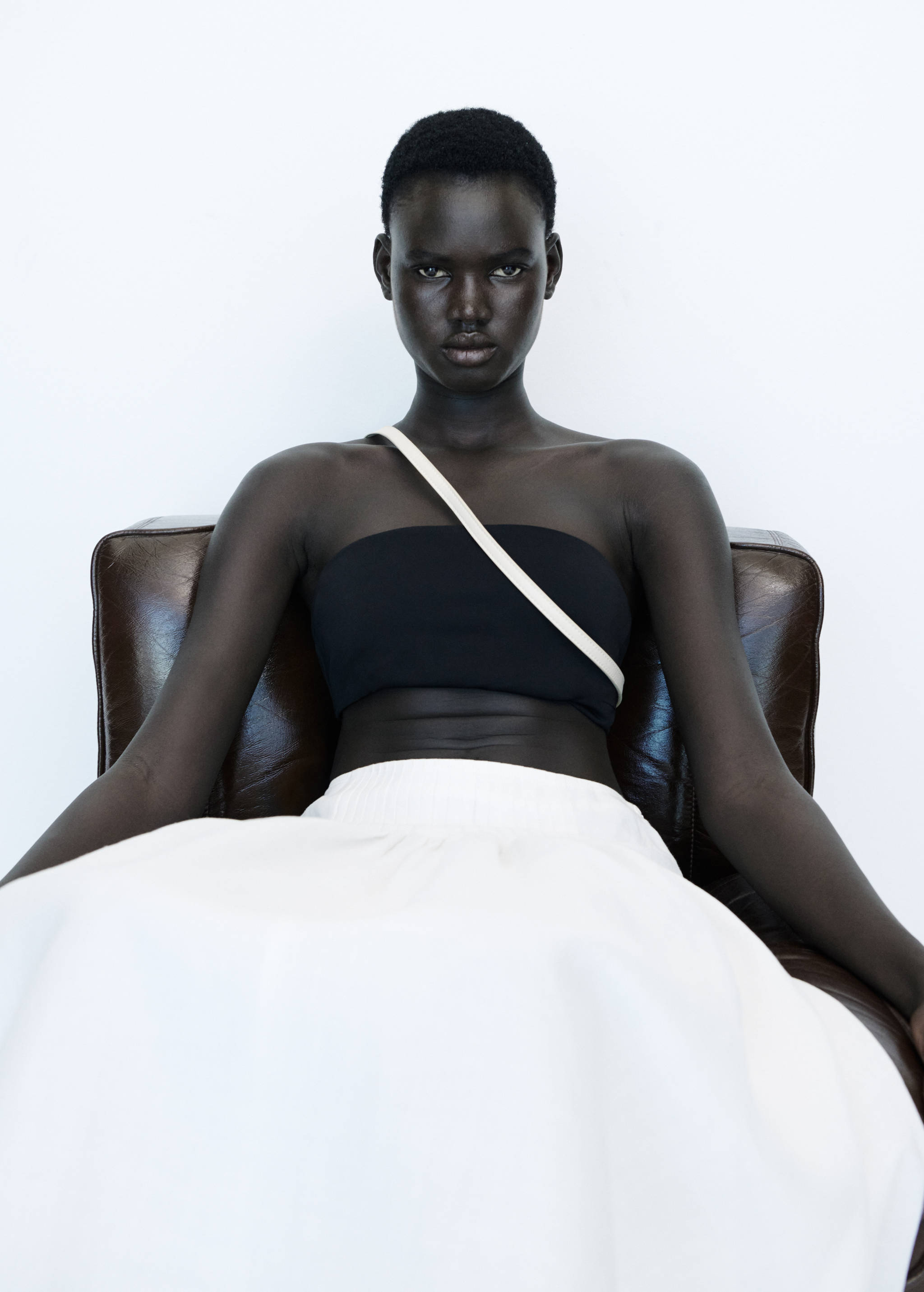 Ramie pleated skirt - Details of the article 7