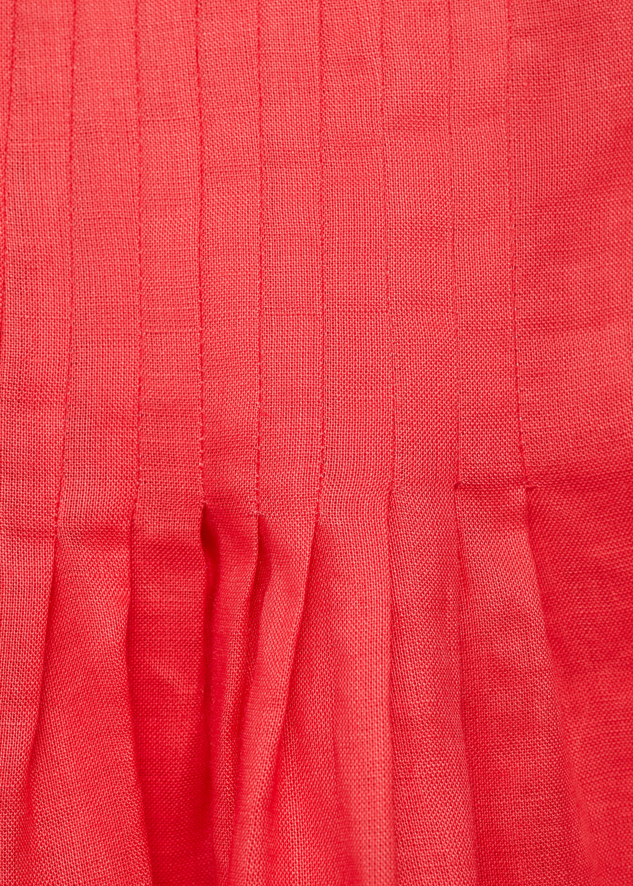 Ramie pleated skirt - Details of the article 8