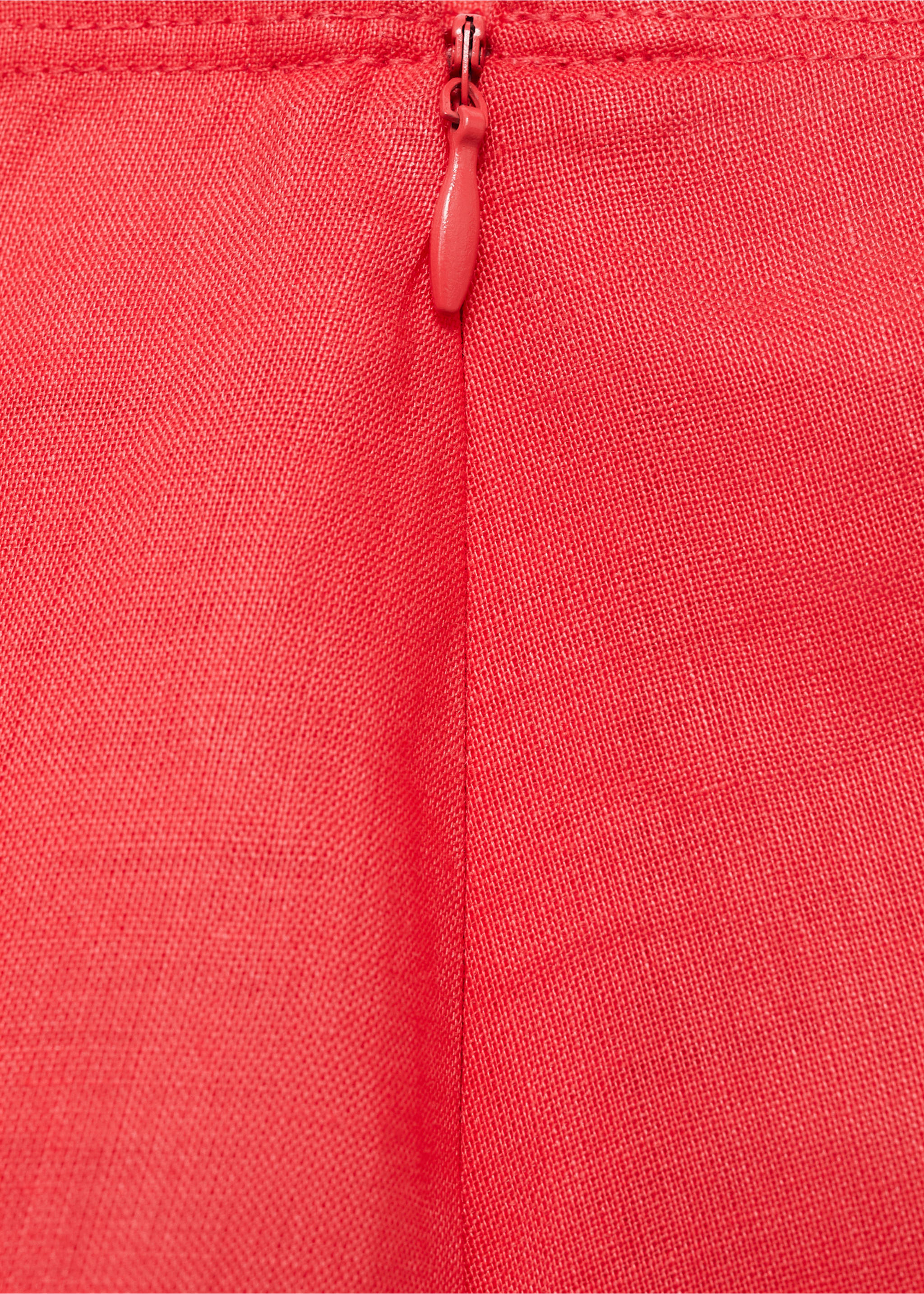 Jupe ramie à pinces - Détail de l'article 0, Rouge. Ref: 87077187-00.