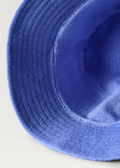 Towel-effect bucket hat — Blue 3