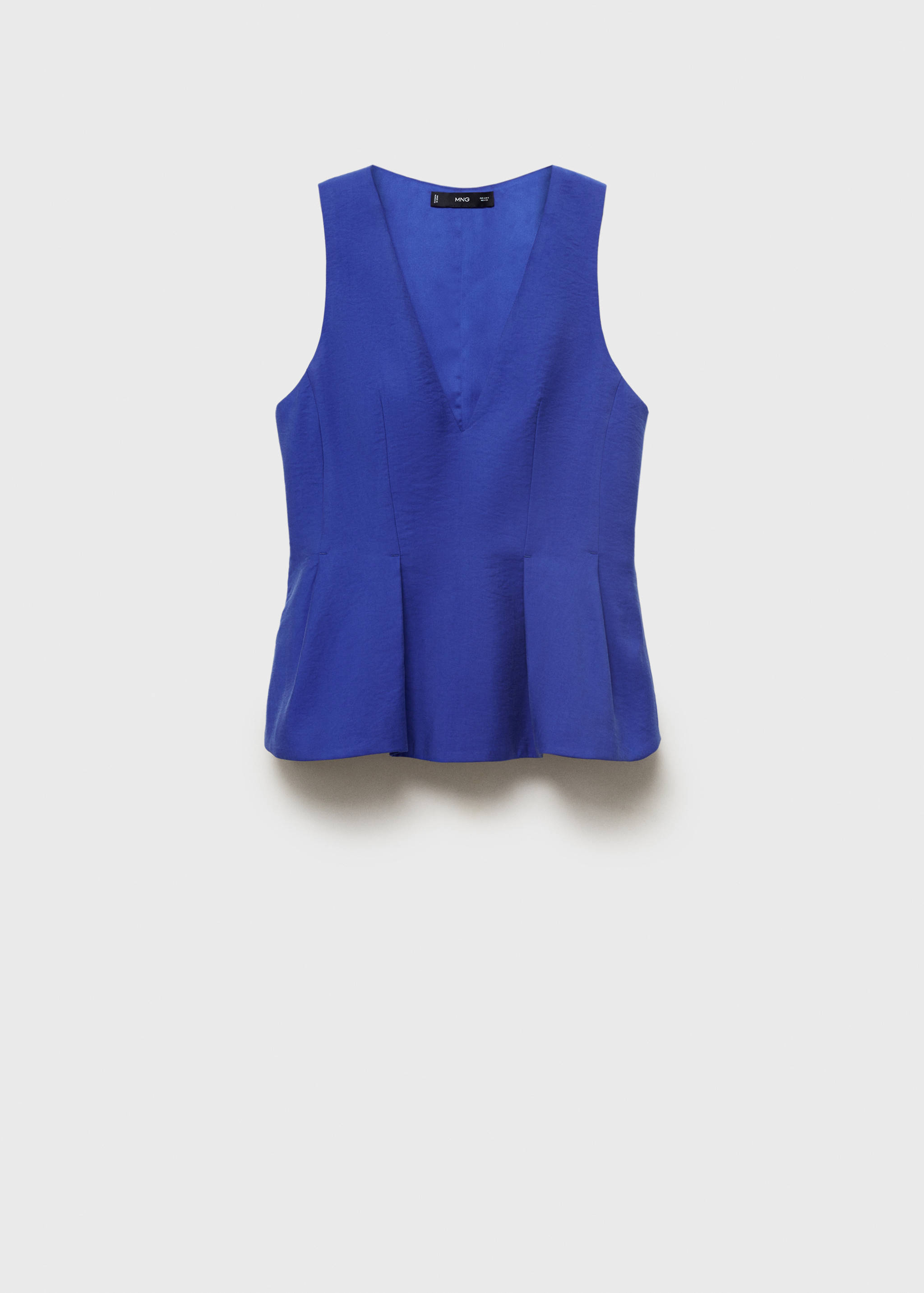 Top de modal com gola em V - Artigo sem modelo