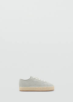 Lace-up cotton espadrilles — Mint Green 1